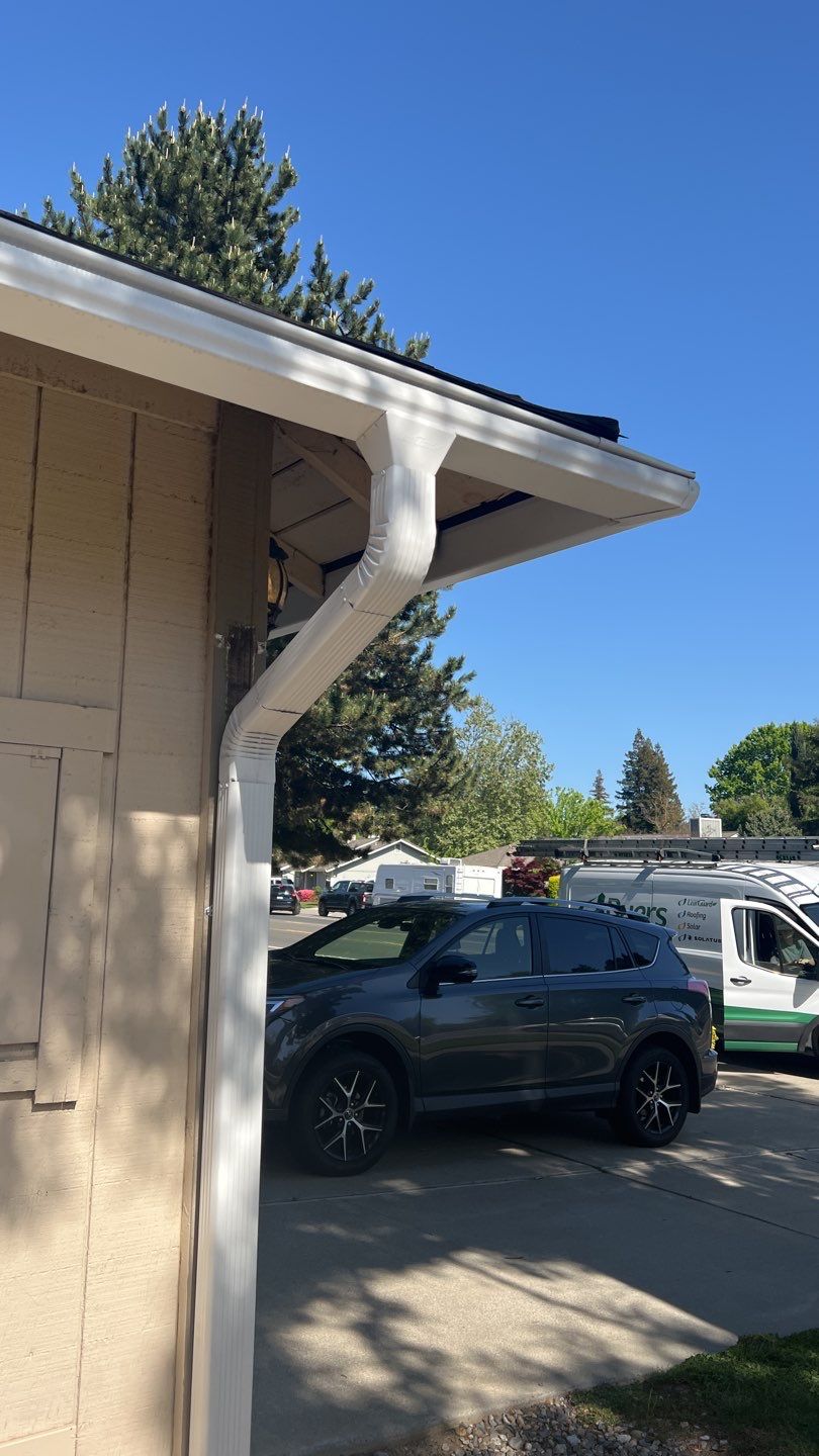 Gutter Installation using Englert LeafGuard Gutters by Byers Enterprises 