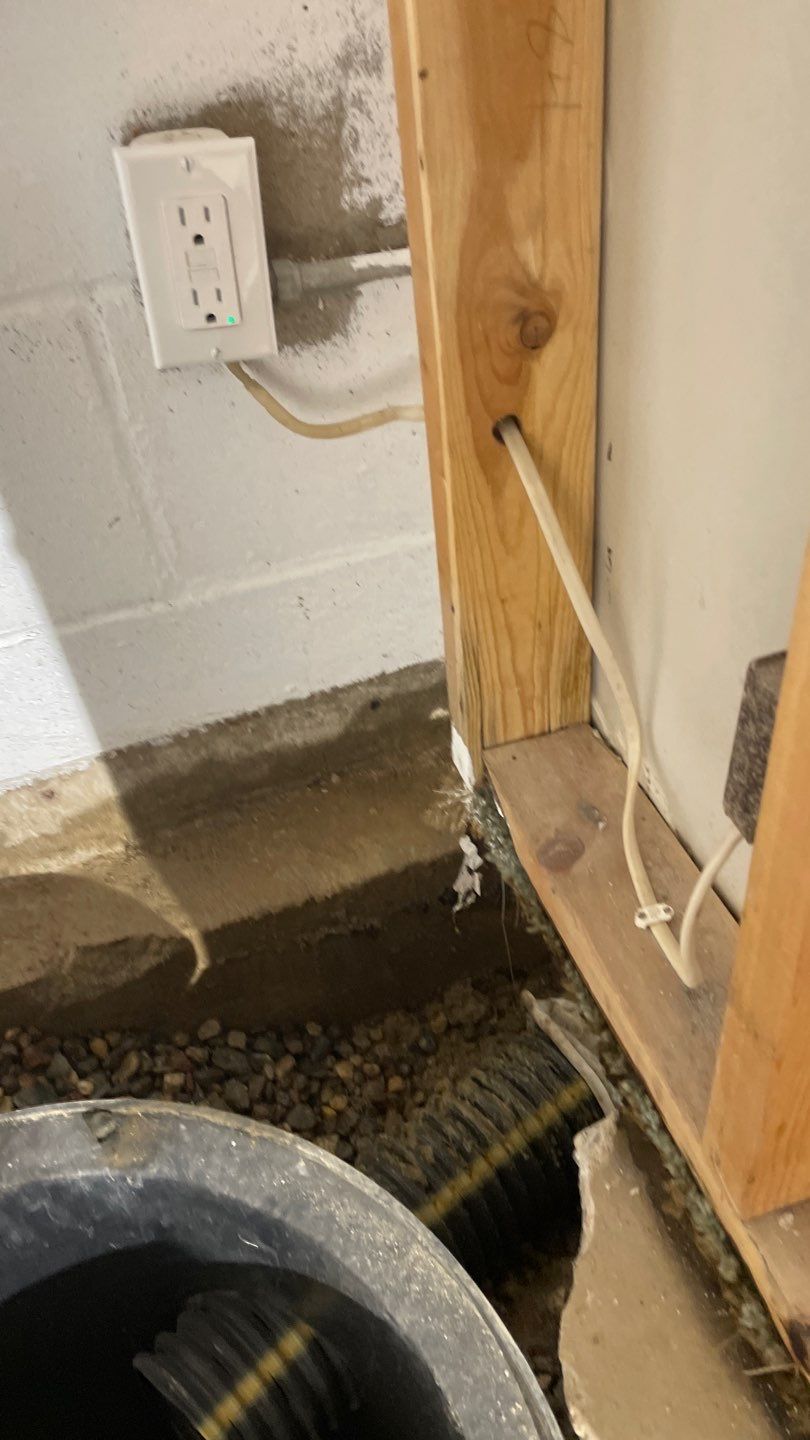 Interior Drain Tile & Foundation Crack Repair in St. Anthony, MN by Waterproofing Northeast