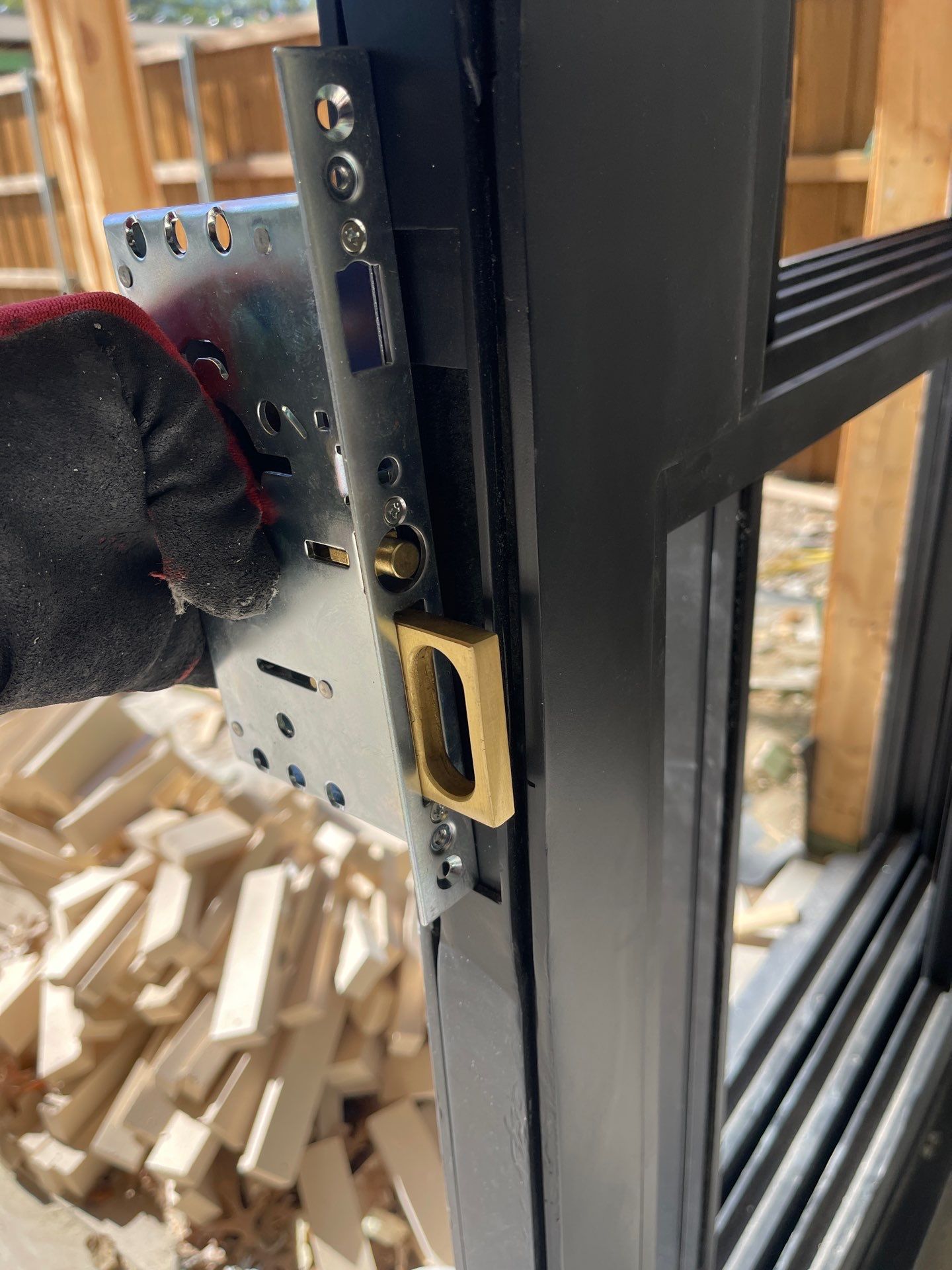 Custom 6-Panel Bi-Parting Sliding Pocket Door Installation in Dallas by Solara Custom Living