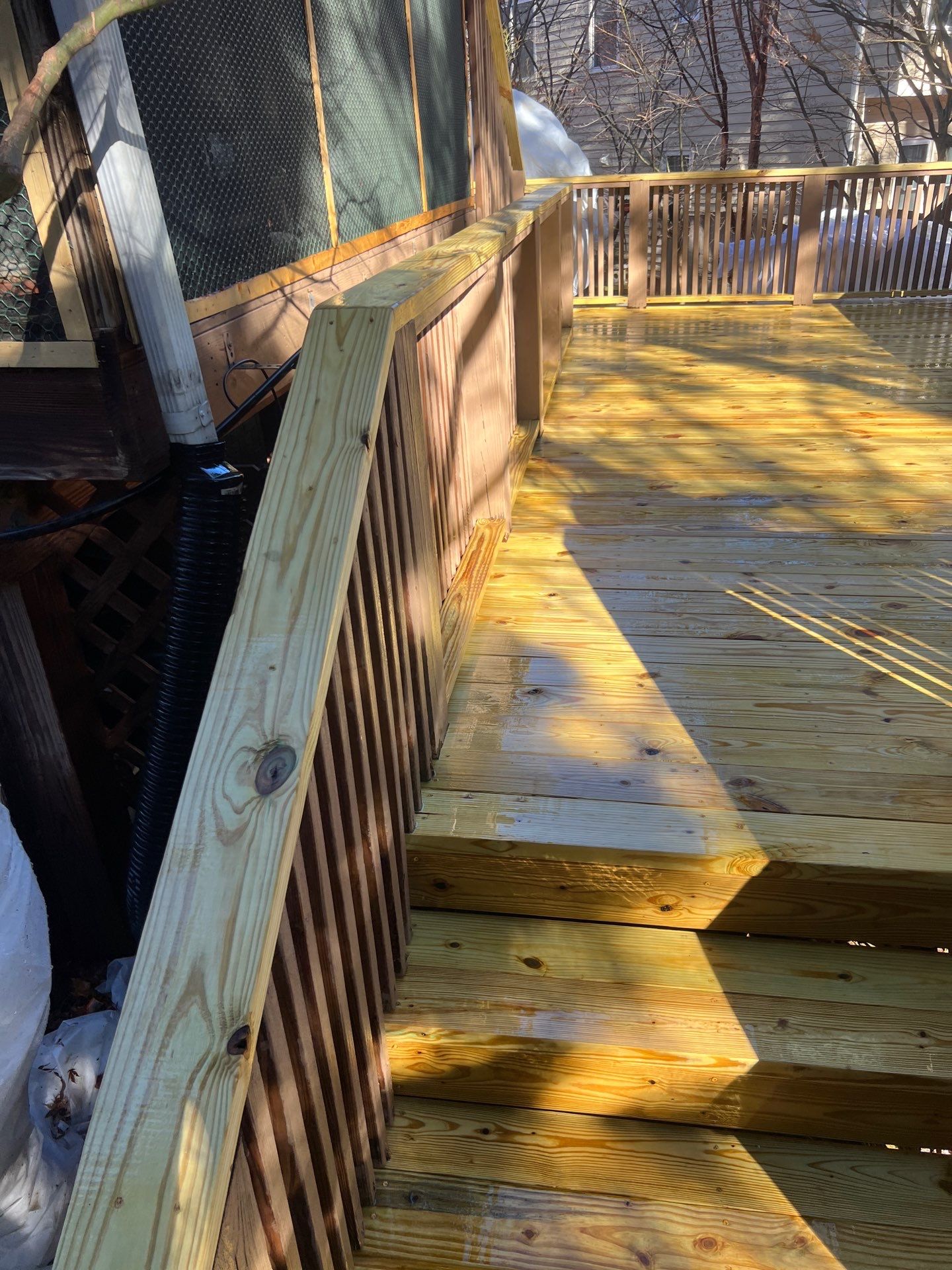 Coated Deck using Wood Sealant by DuraSeal