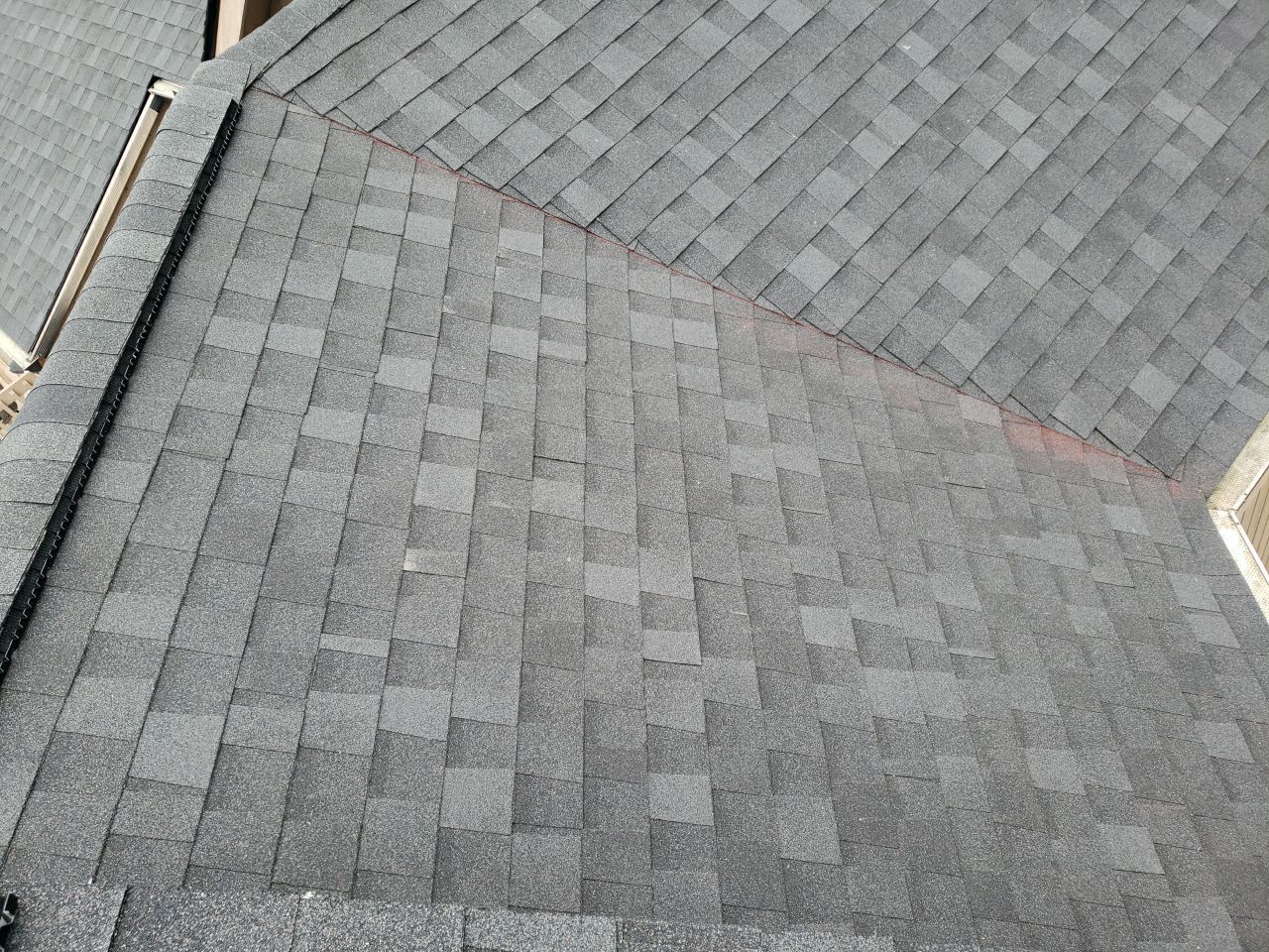 Brand: Atlas Pinnacle Color: Pristine Scotchgard Black Drip: Black by Eagle Eye Roofing