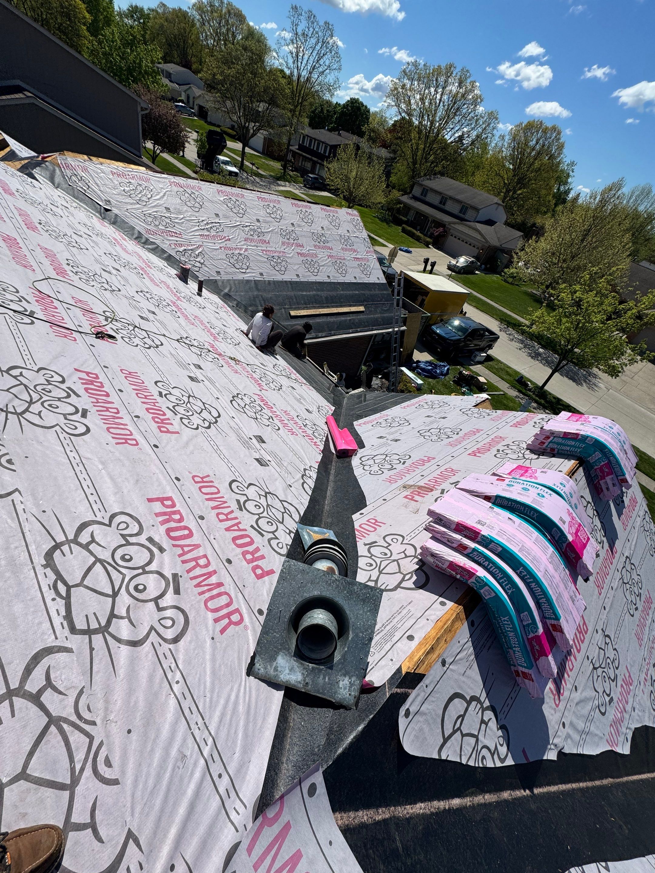 Roof Replacement using Owens Corning Duration by 180 Contractors