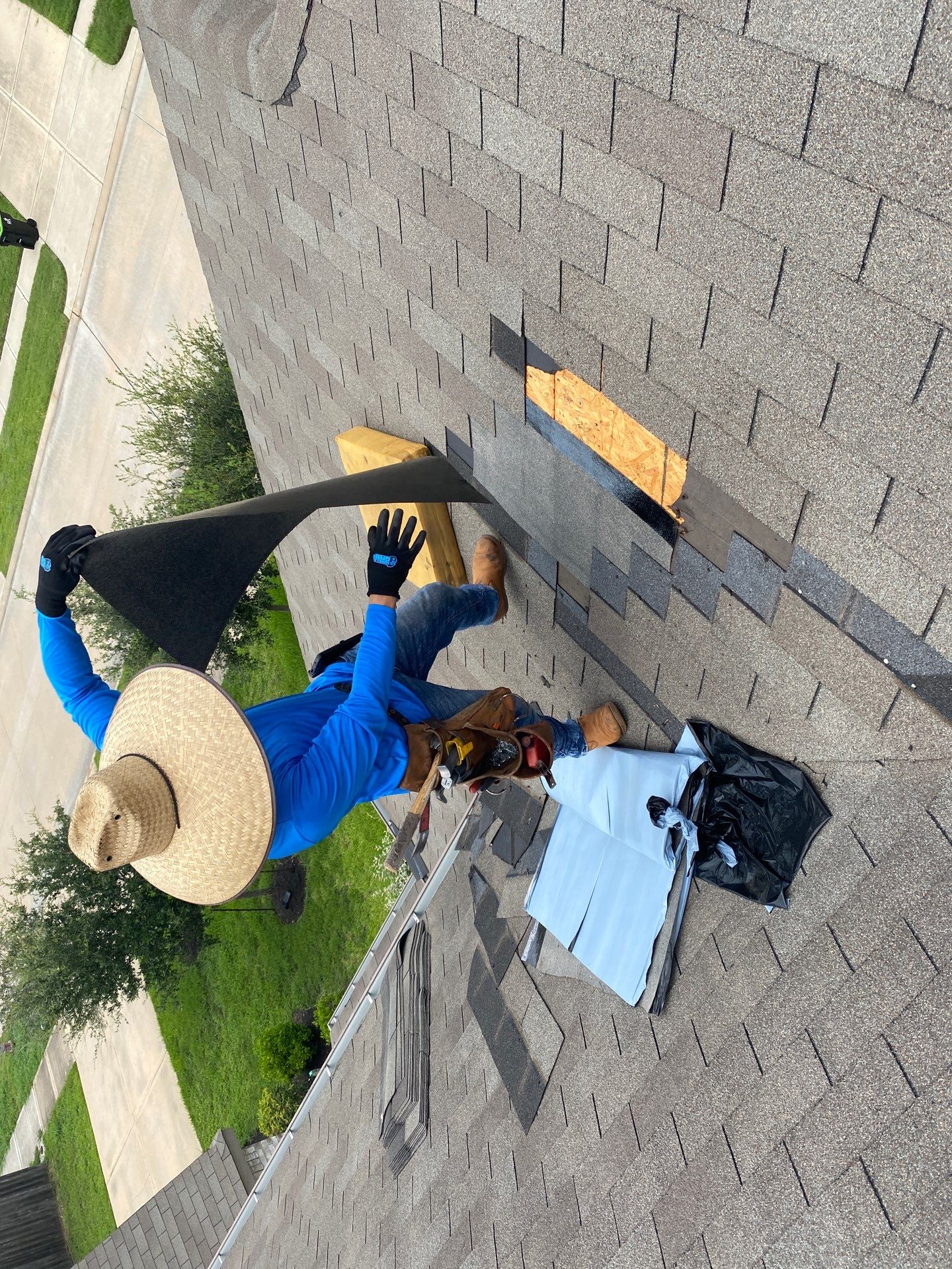 Residential Roofing Repair using Owen's Corning Duration (Lifetime) Shingles by Roof Repair Company
