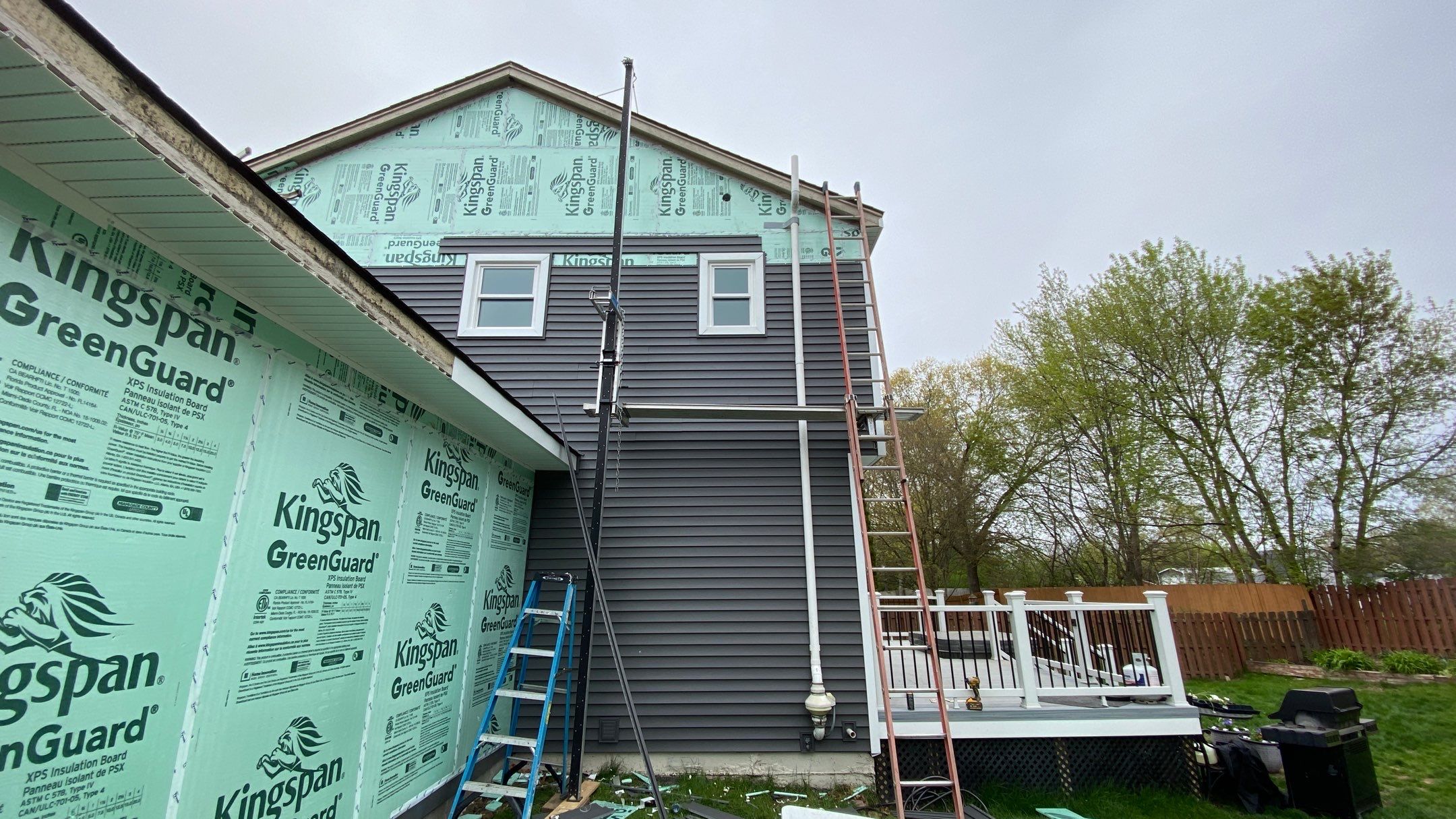 Siding Replacement using CertainTeed Restoration Classis D4 by 180 Contractors
