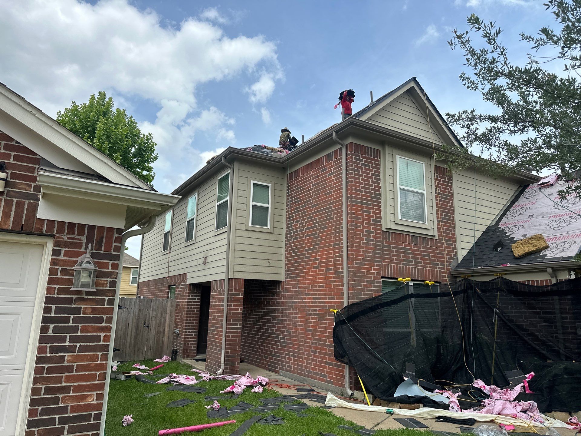 Project in Katy by Motion Roofing