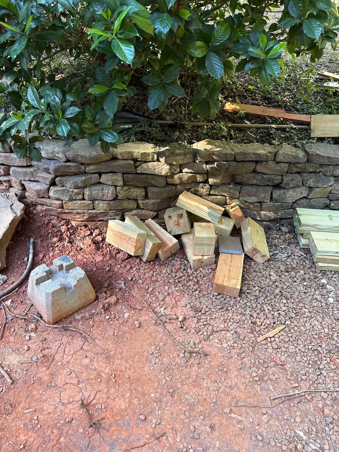 Project in Waxhaw by Badger Hauling