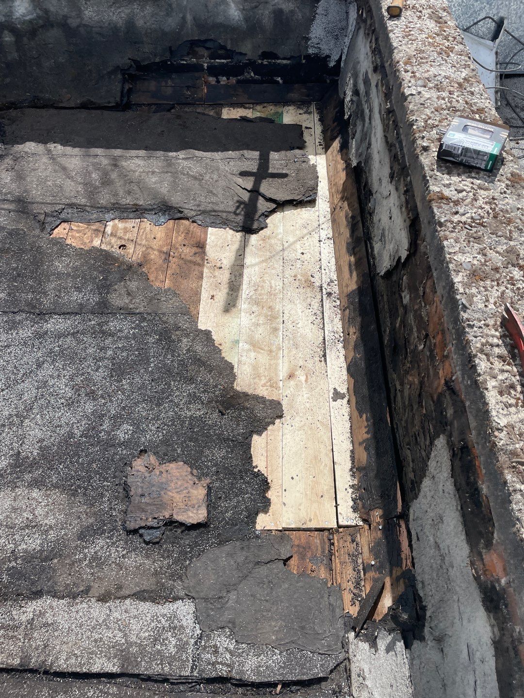 Commercial Flat Roof Installation using GAF 60Mil TPO  by Orezona Building & Roofing Company, Inc.
