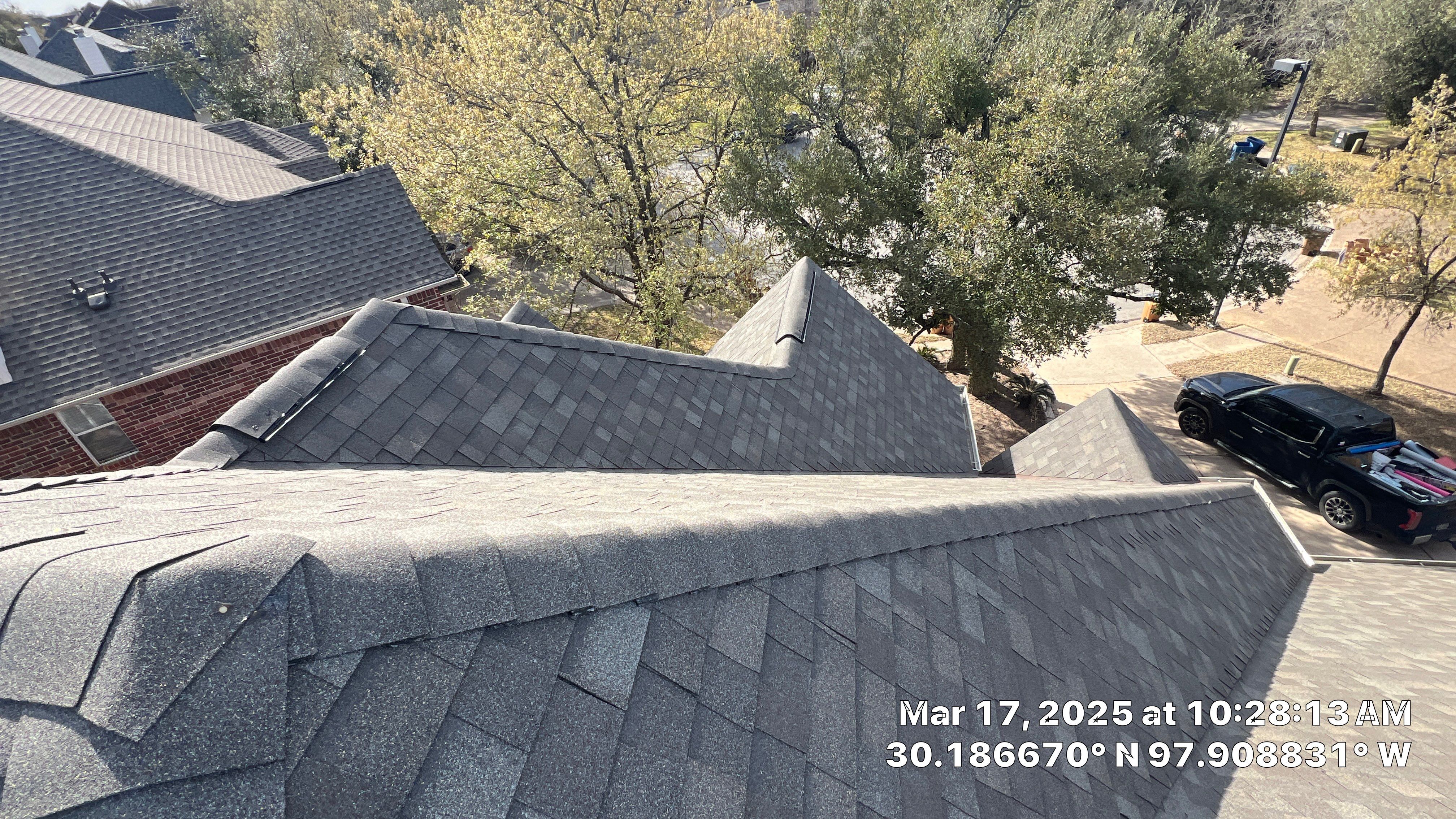 Asphalt Shingle Roof Replacement and Storm Damage Restoration in Austin by Caliber Restoration LLC