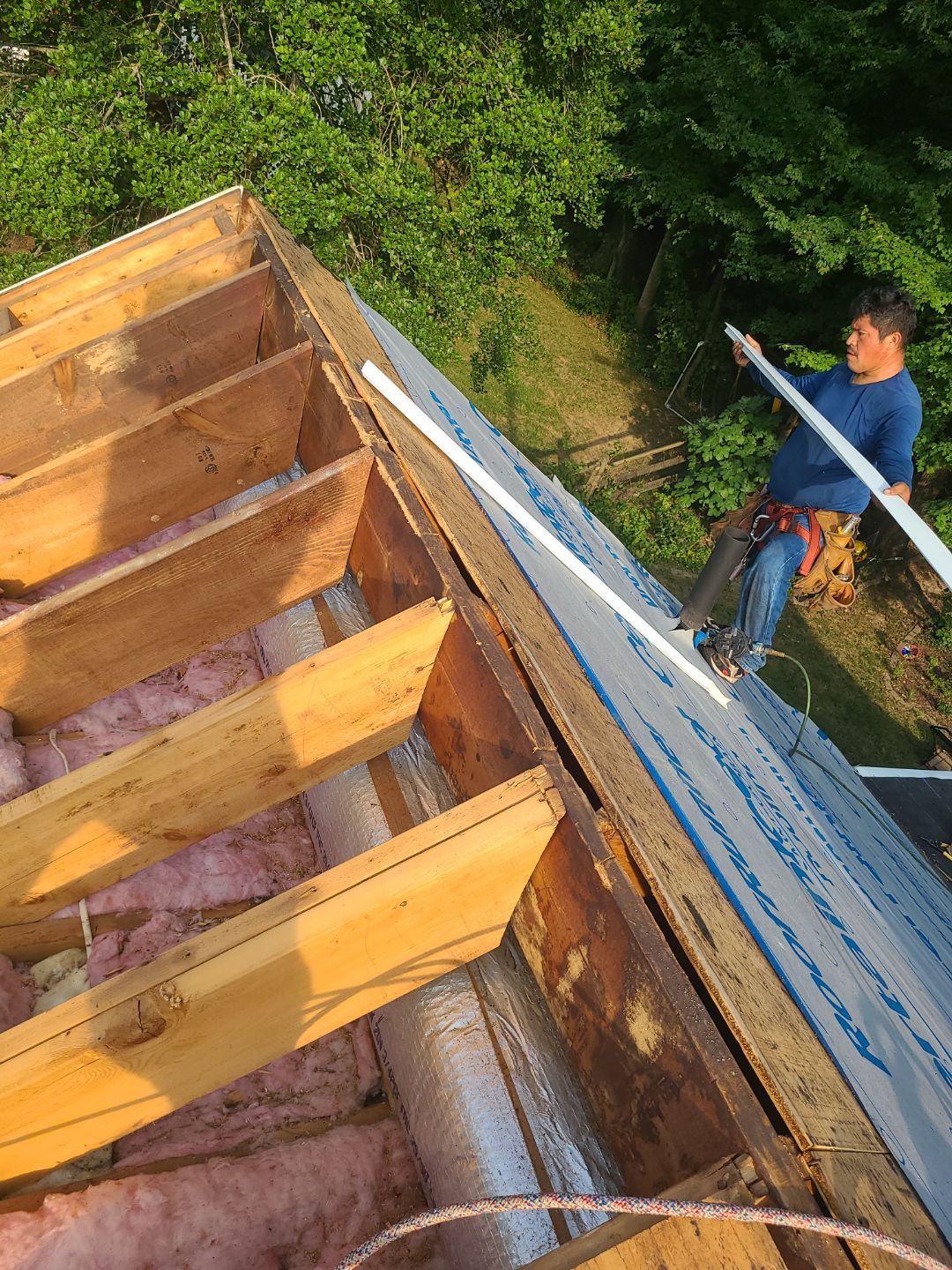 Burke: Residential Roof Replacement with CertainTeed Landmark Pro Designer Shingles in Max Def Driftwood by RM Banning, Inc.