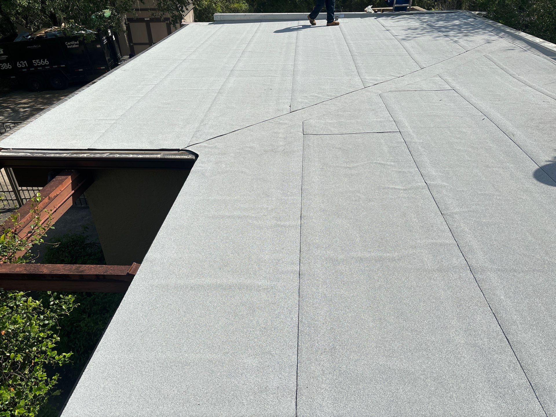 Flat Reroof Replacement Oviedo FL  by Pinnacle Roofing Group