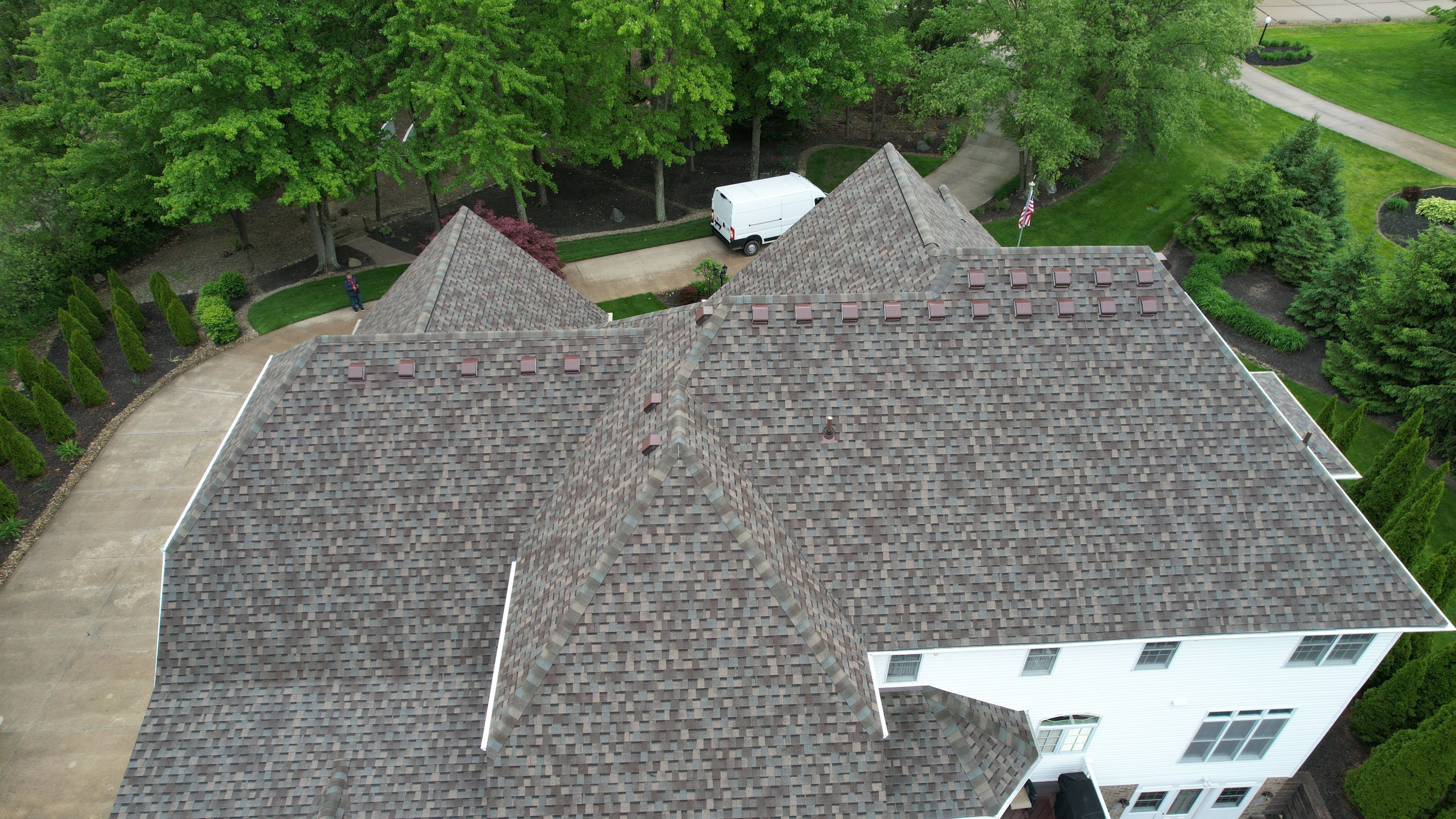 Atlas Pinnacle, Color, Majestic Shake, Drip Edge, Color, Royal Brown by Eagle Eye Roofing