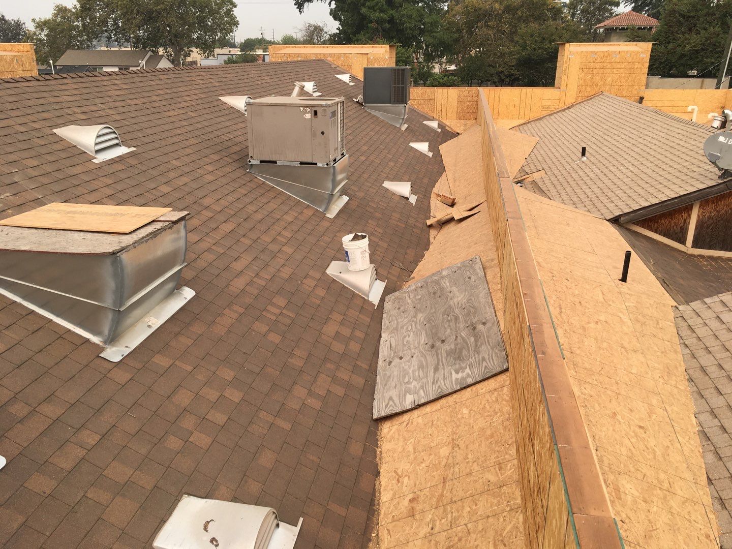 Spray foam and coatings using Conklin Benchmark/PUMA XL coatings and spray foam by Straight Edge Roofing Inc