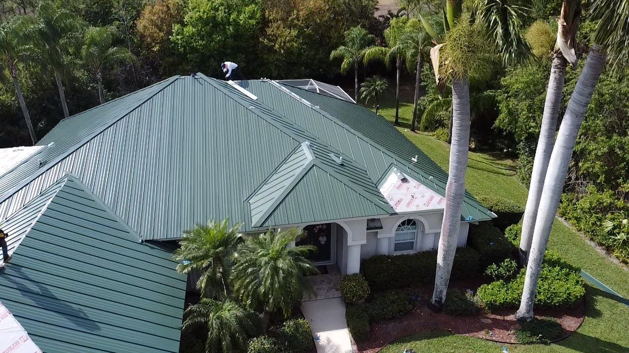 Kynar (Color Coated) Standing Seam Metal Roof Replacement by Sailfish Roofing