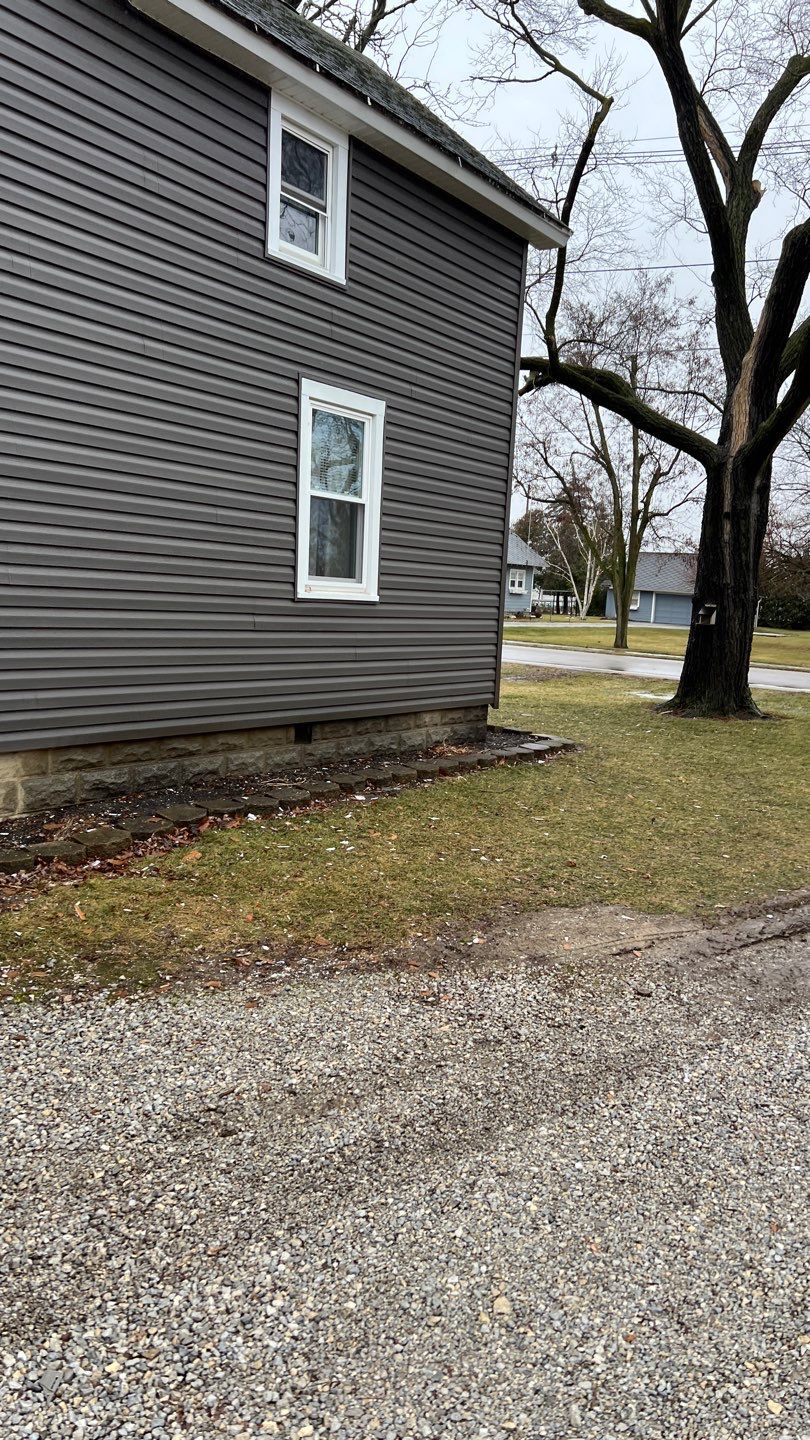 Residential fascia replacement using Exterior Portfolio 4.5 DL - Peppercorn by Nitro Roofing and Construction