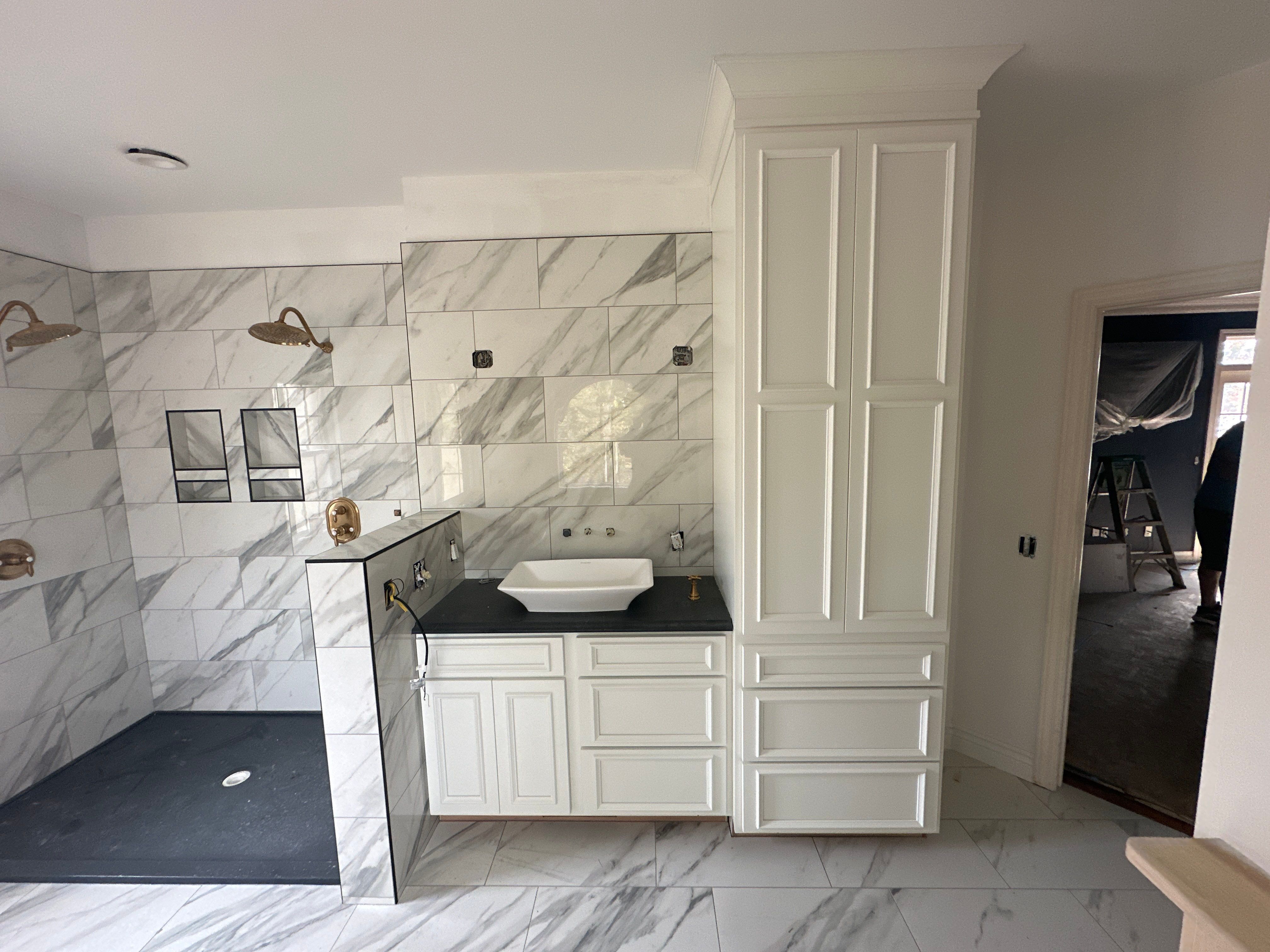 Shumaker Bathroom Remodel by Kitchen Works LLC