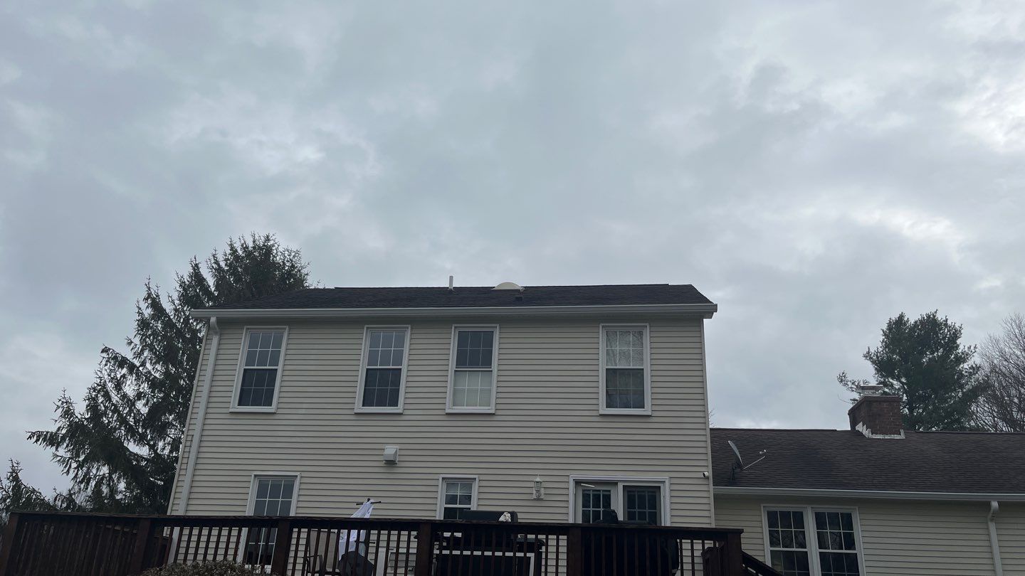 Residential Roofing Installation using Atlas Pinnacle Pristine Black Architectural Shingles by Frederick Roof Repair
