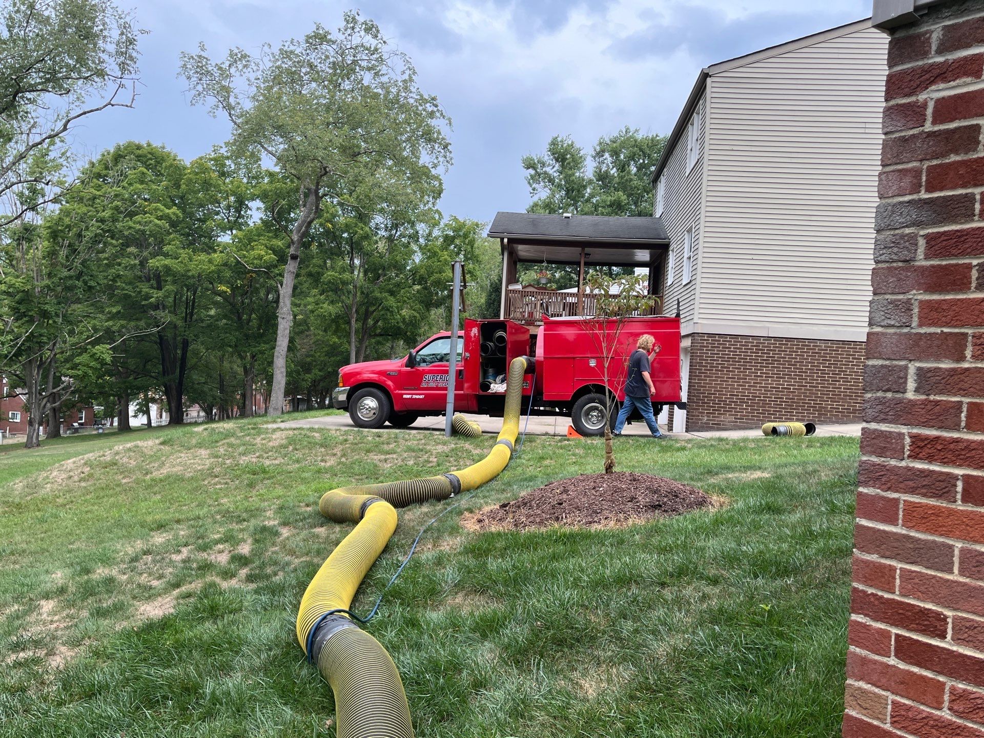 Air Duct Cleaning With a Vacuum Truck in Bethel Park, PA by Superior Air Duct Cleaning