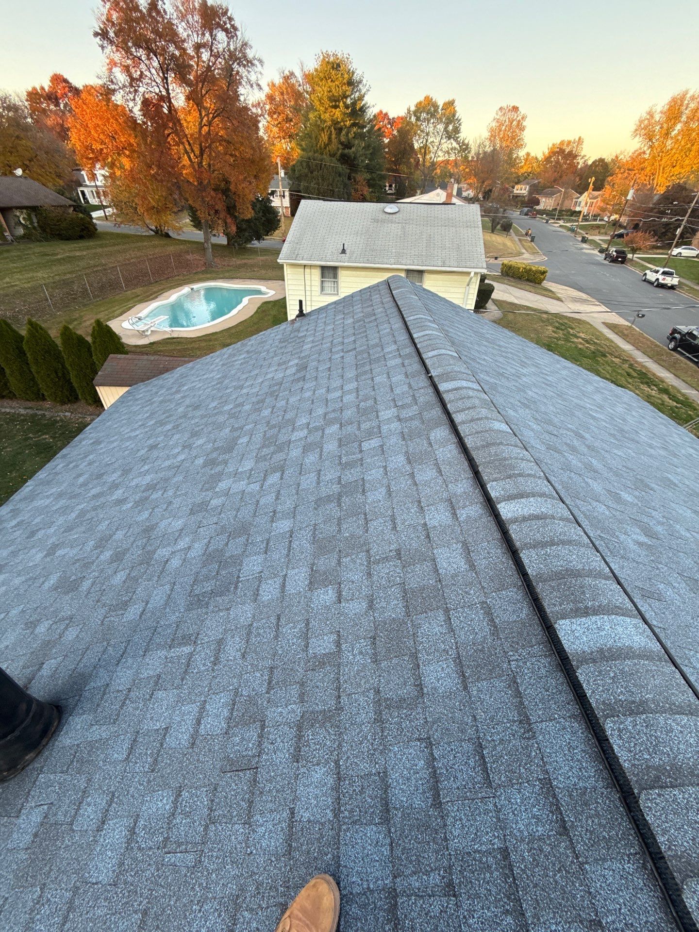 Faifax : Residential Roof Replacement with CertainTeed Landmark Pro in Max Def Coastal Blue  by RM Banning, Inc.