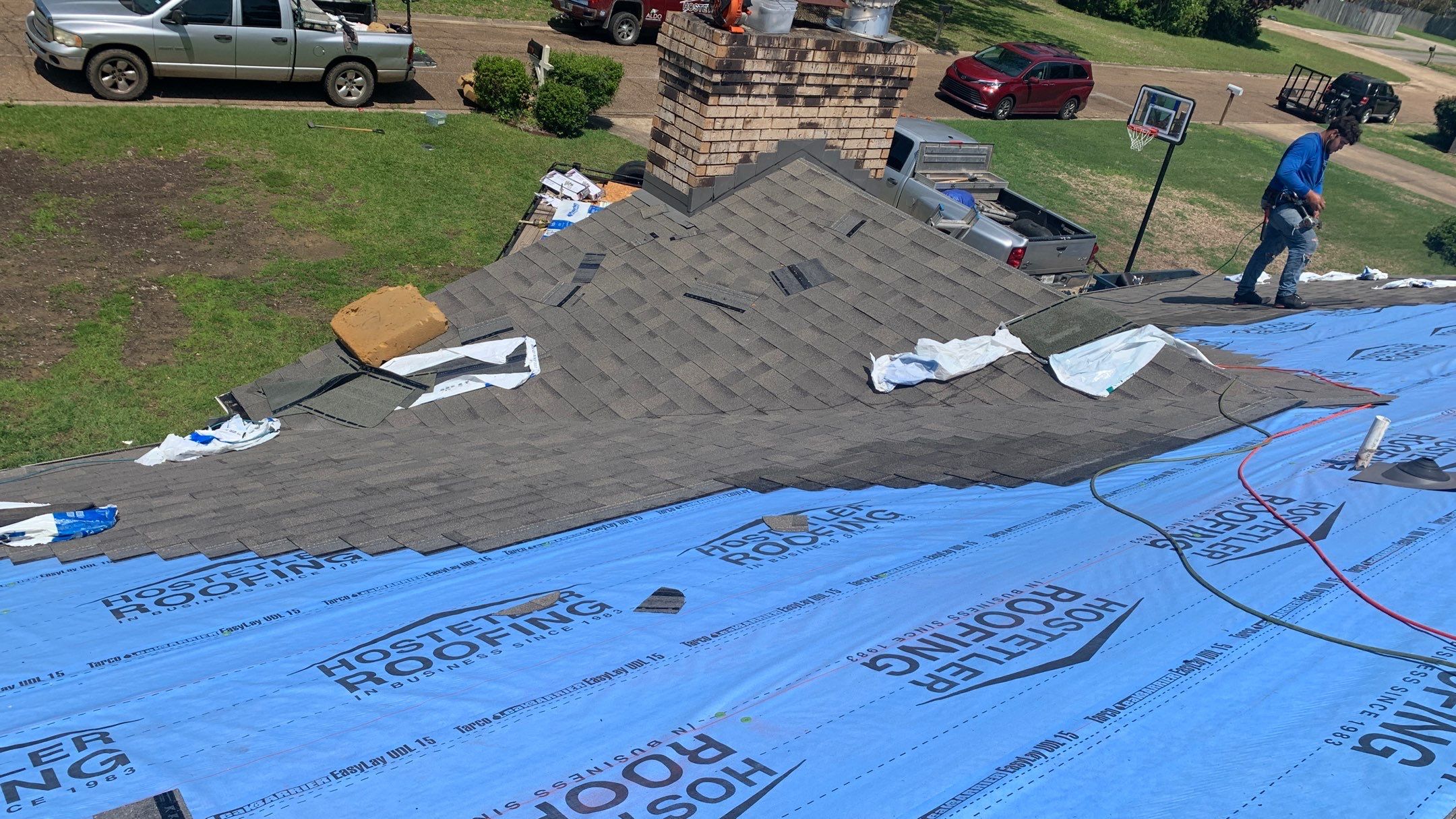 Residential Shingle Reroof using Malarkey Vista by Hostetler Roofing