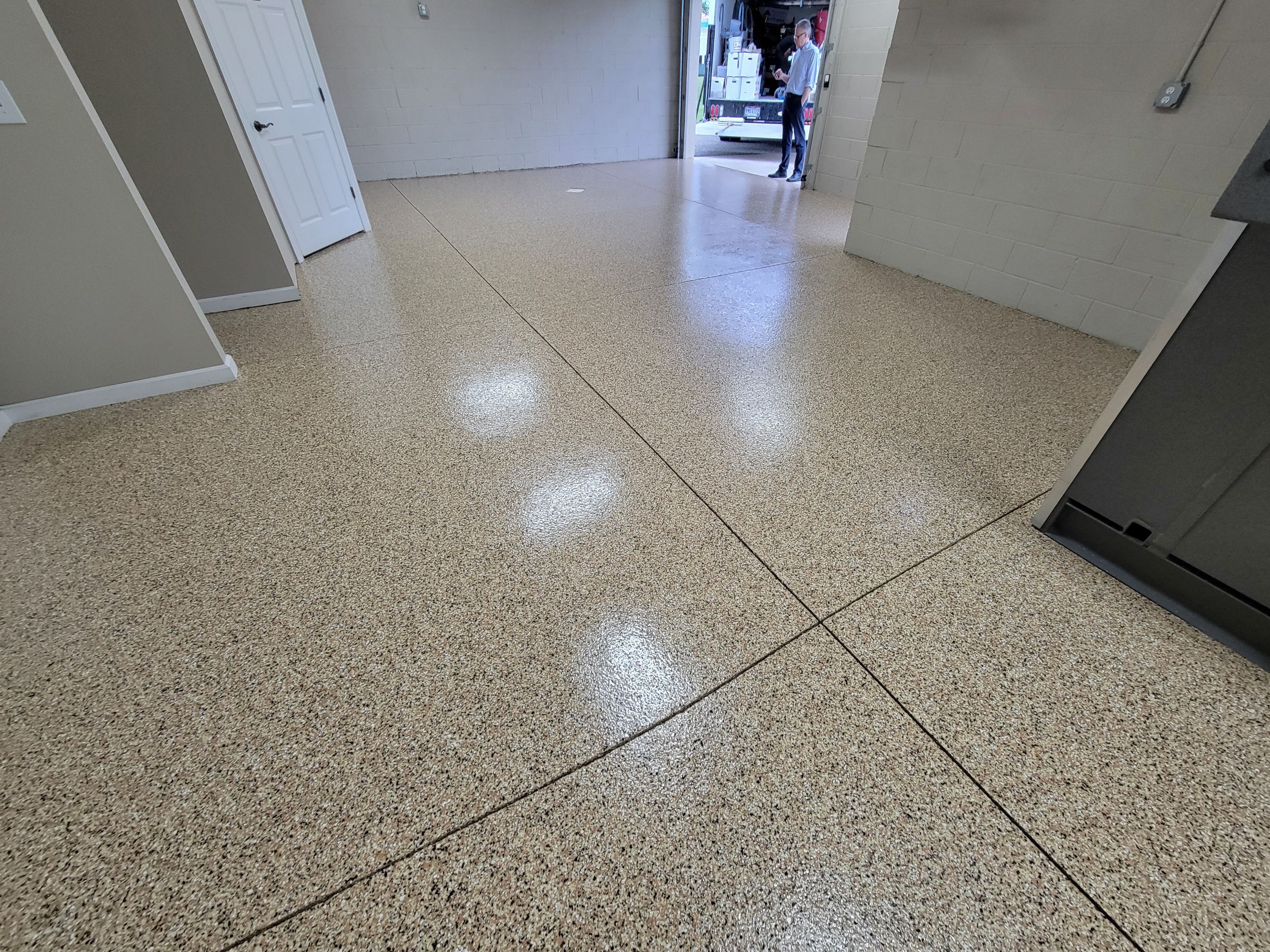 Cremation Area in Sandstone - Warren, OH by Alexander Concrete Coatings