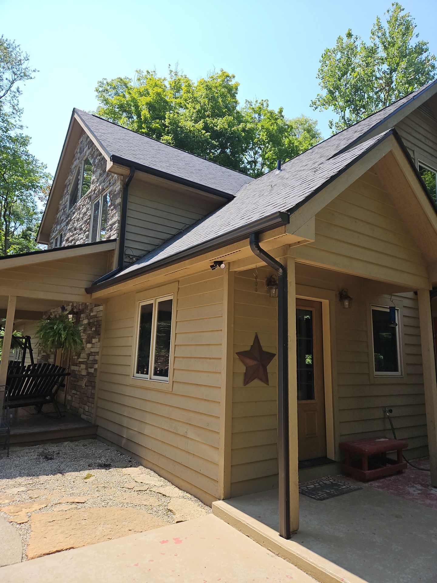 Residential Roofing Installation using Duration Series Shingles - Onyx Black by RoofX 
