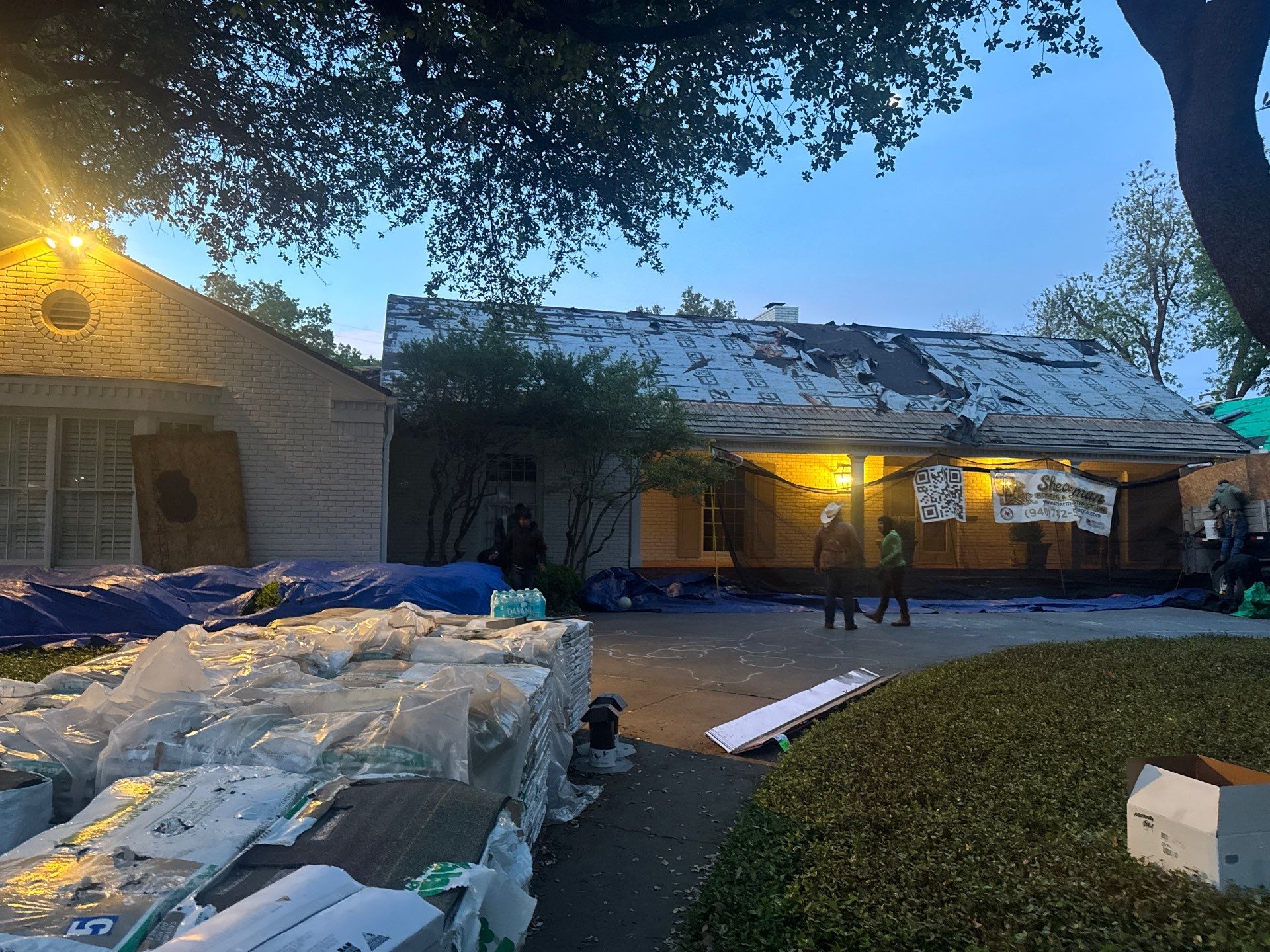 Wichita Falls Roof Replacement Featuring Malarkey Windsor Architectural Shingles by Shearman Roofing & Construction