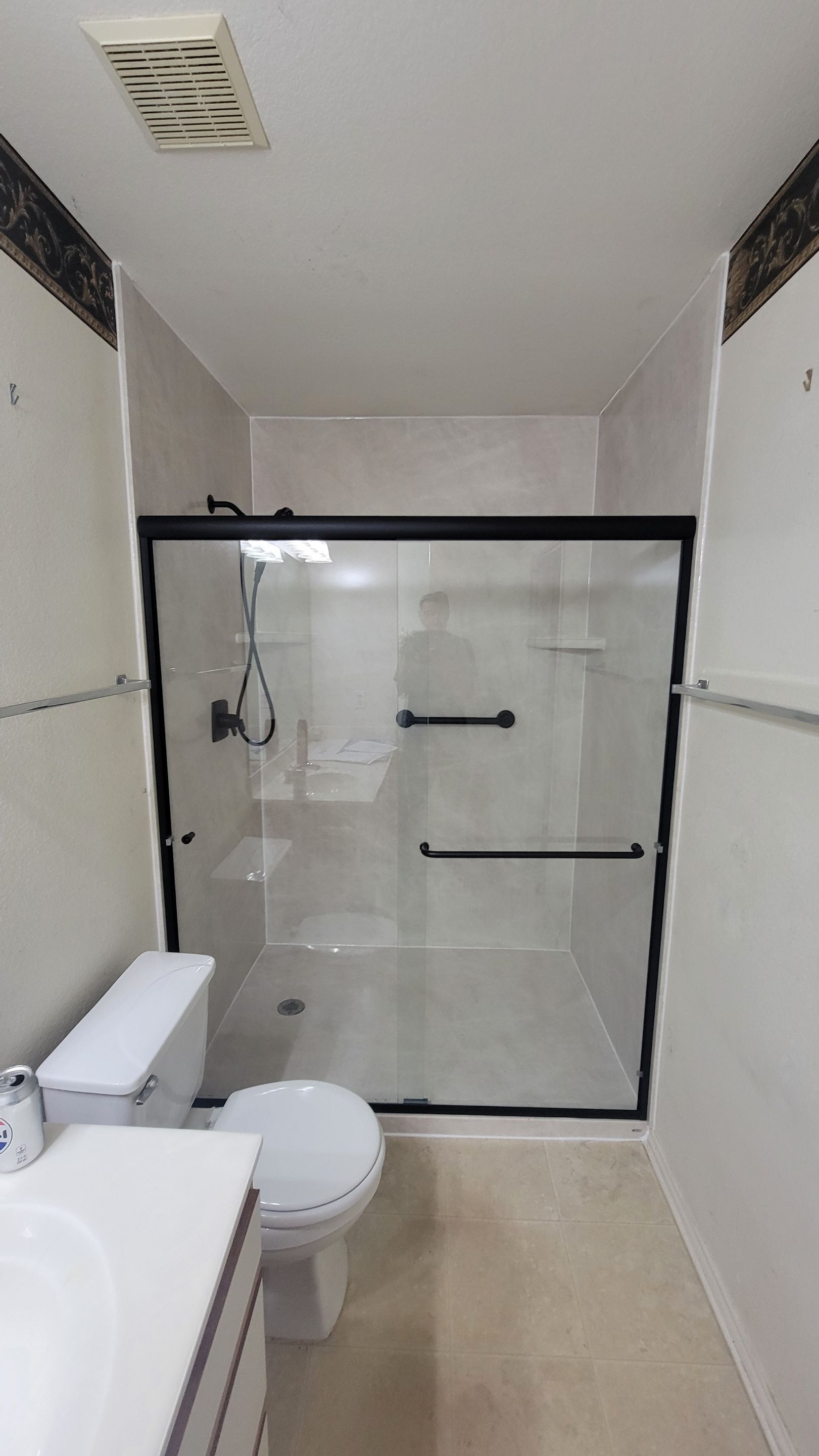 Tub to Walk-in Shower in Del Valle, 78617 by Lane Lauritsen - The Hill Country, Texas