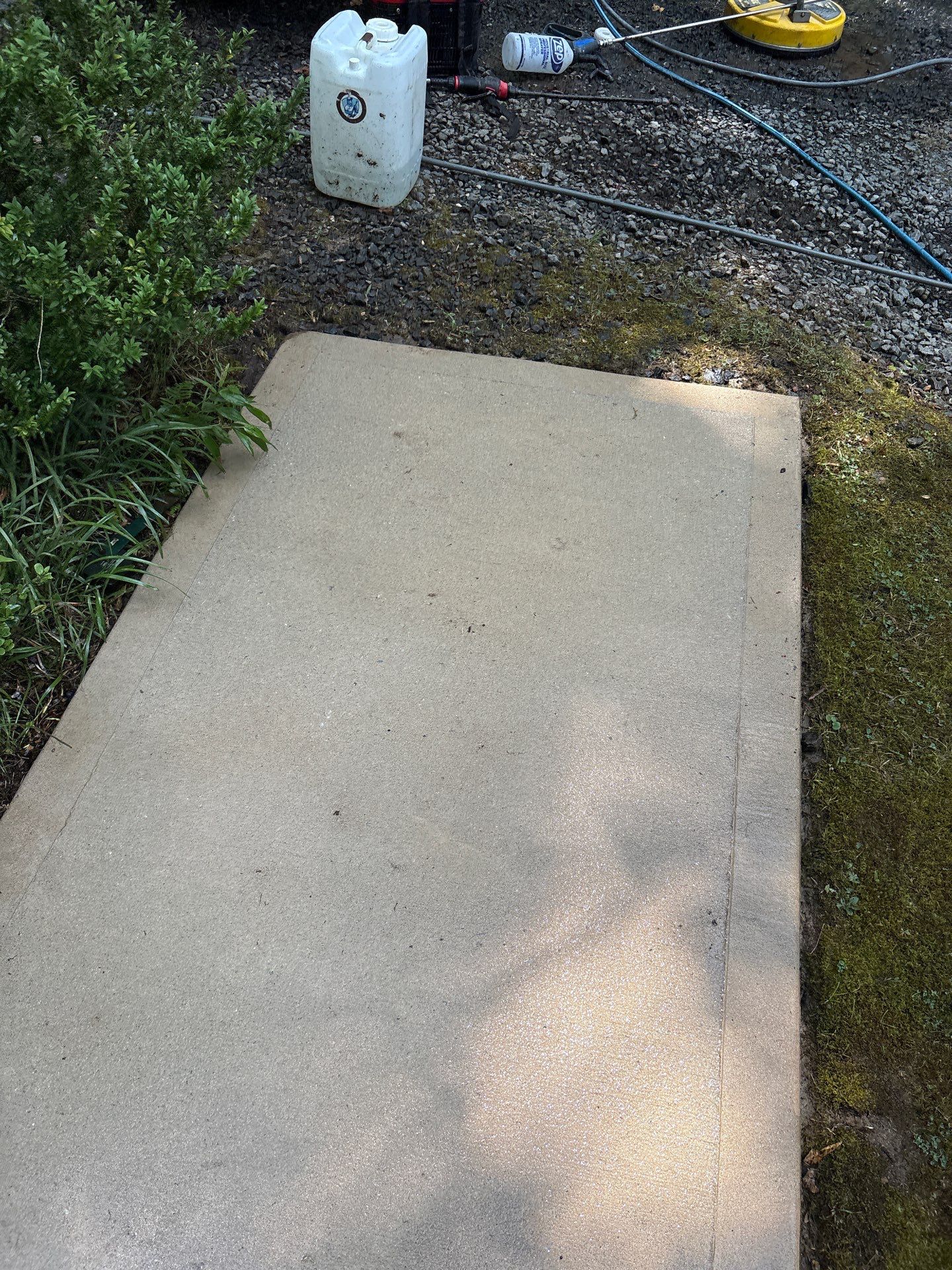 Deck using Wood Sealant and Concrete Using Concrete Sealant by DuraSeal