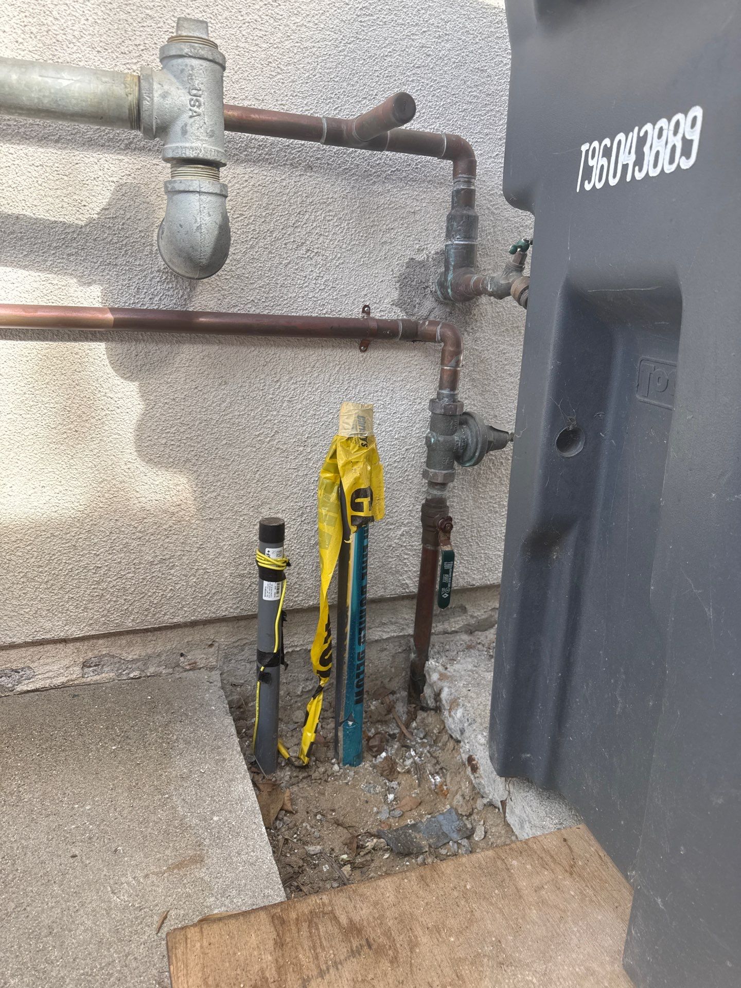 Inspection of Water Pipes in Ground and Outdoor Faucet by Us Plumbing