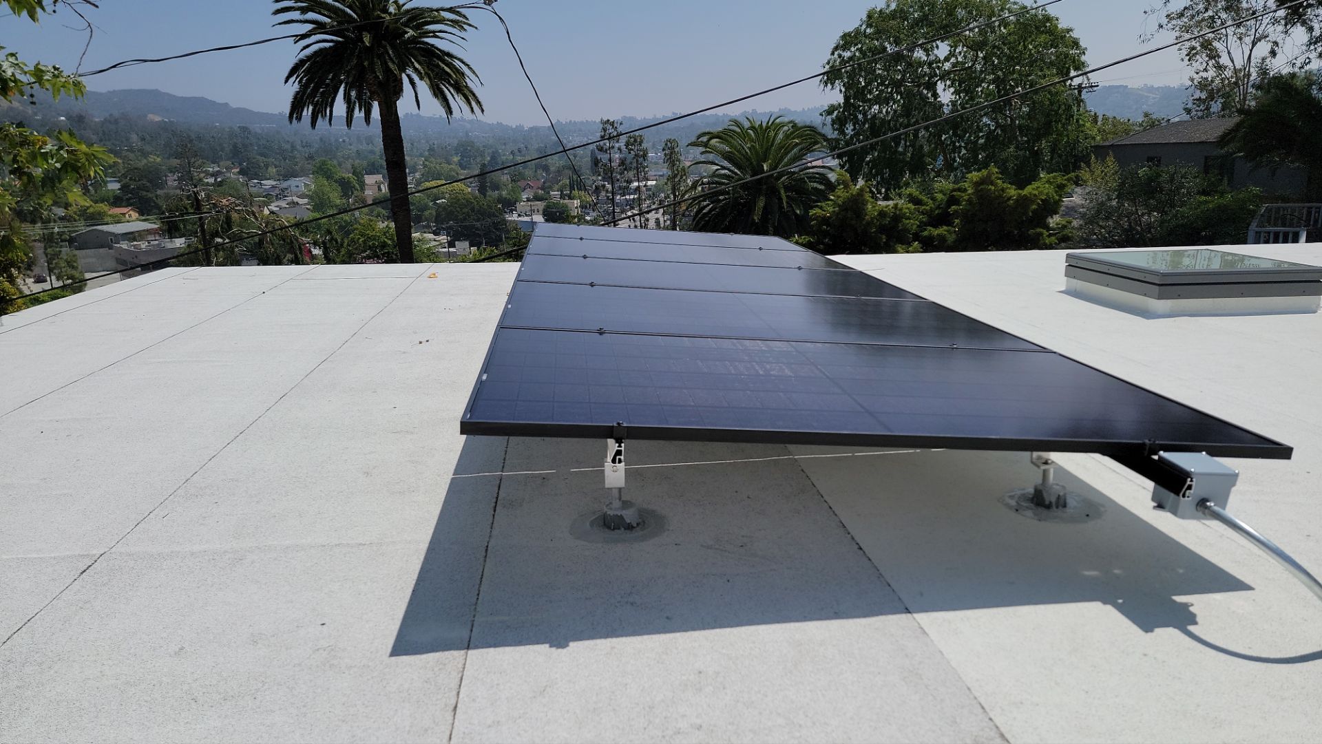 Residential Solar Panel Installation and Electrical Service Upgrade in Los Angeles by AWS Solar