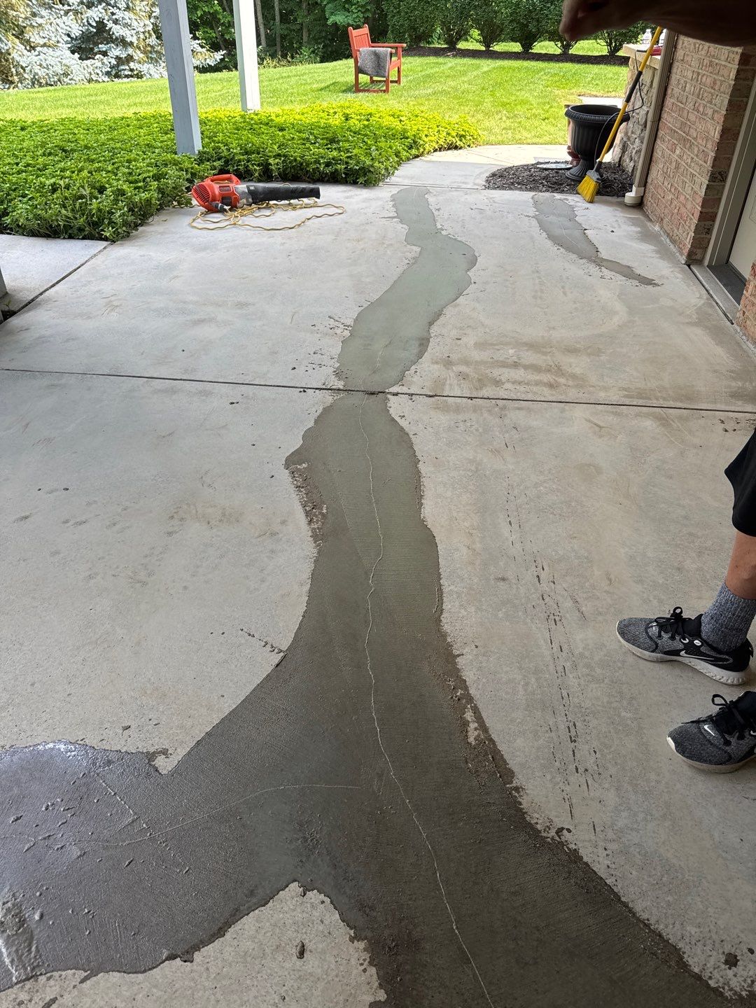 Driveway Walkway Patio Project in Canonsburg by Floors in a Day, Inc