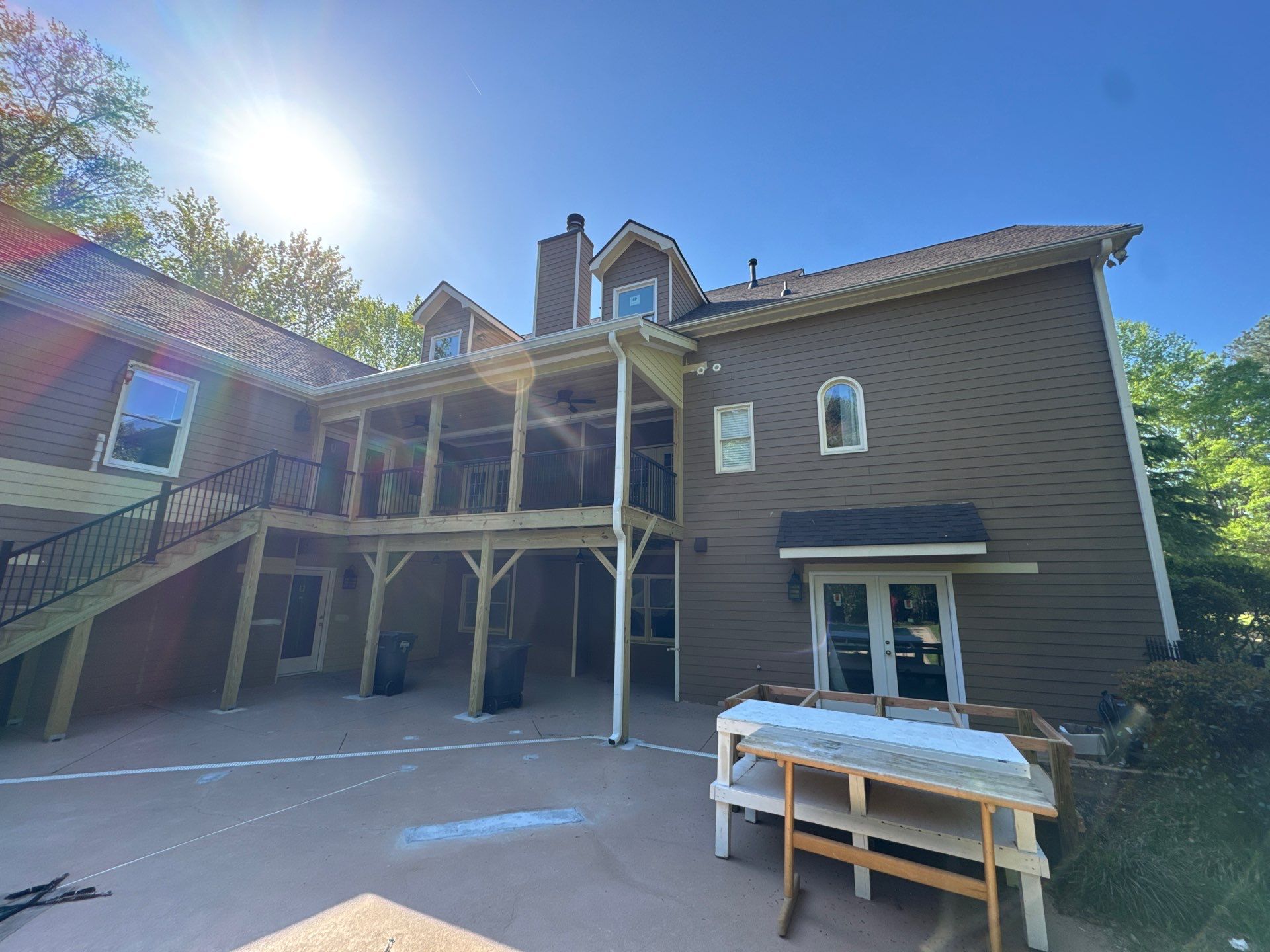 Full Exterior Painting and Siding Update in Powder Springs, Georgia by Swift Home Renovations