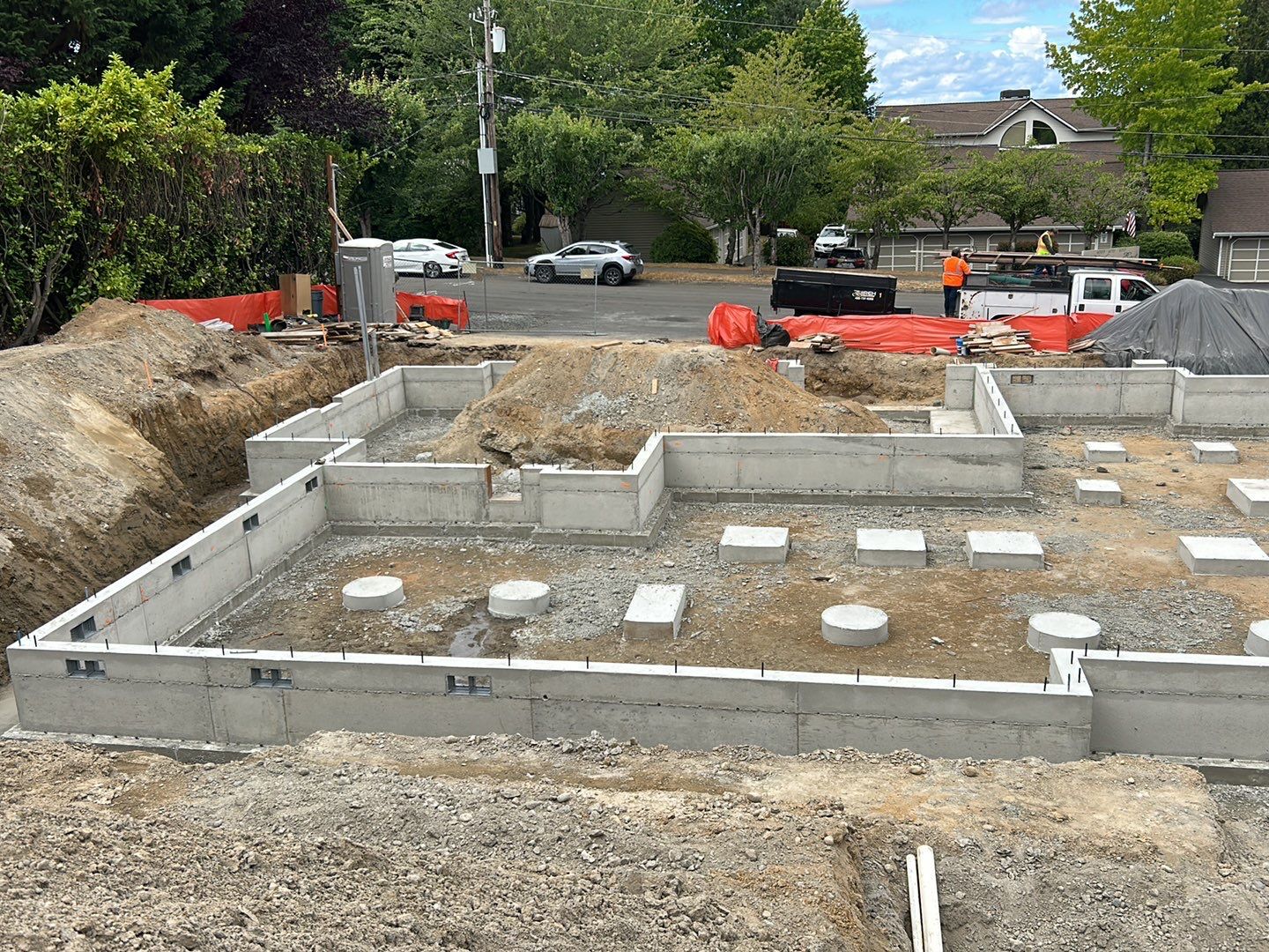 Thomas Custom Homes Development  by Jireh Asphalt & Concrete Inc 