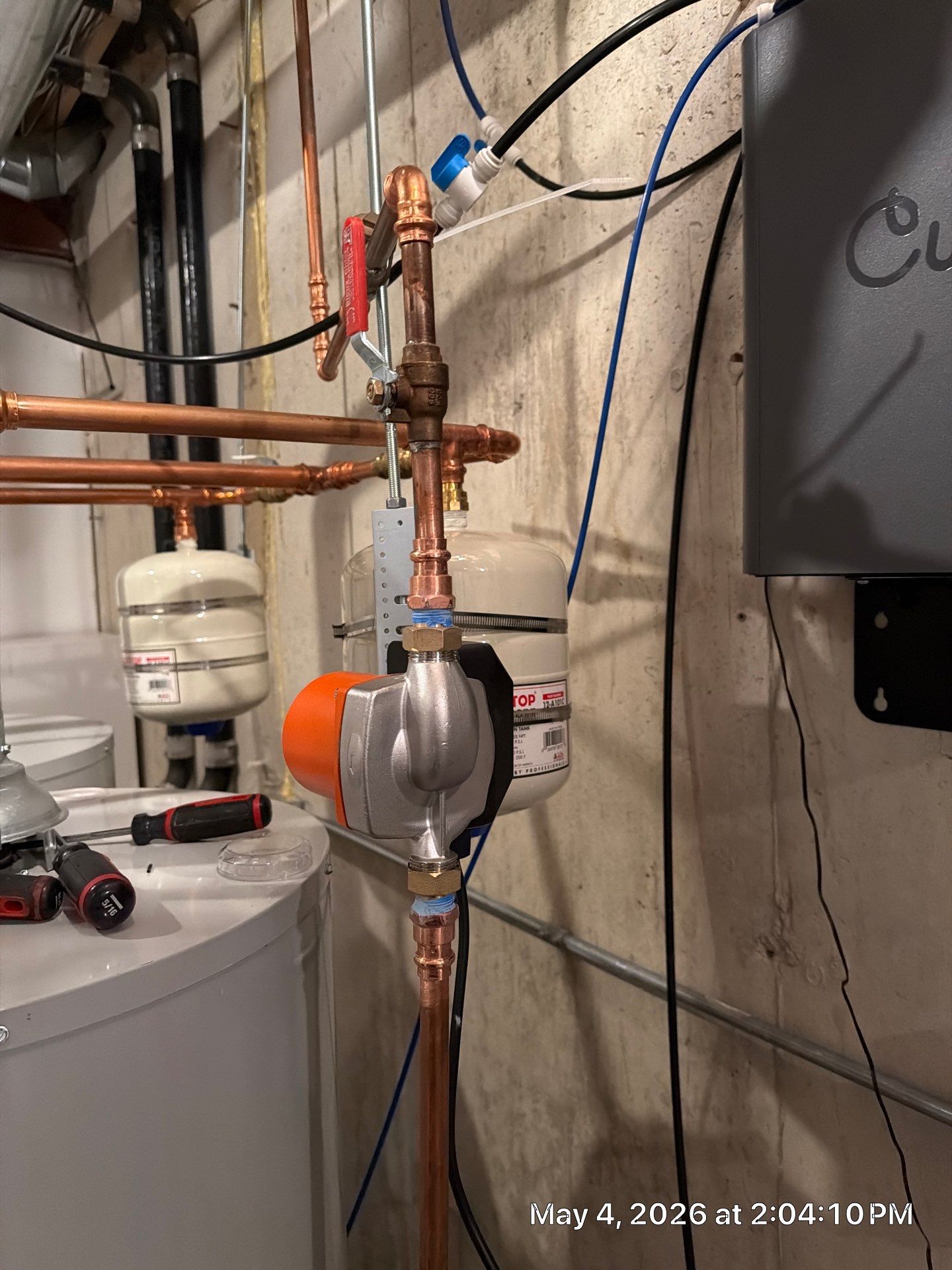 Hot Water Recirculating Pump & Thermal Expansion Tank Installation – Lake Forest, IL | GSHA Services, LTD by GSHA Services LTD