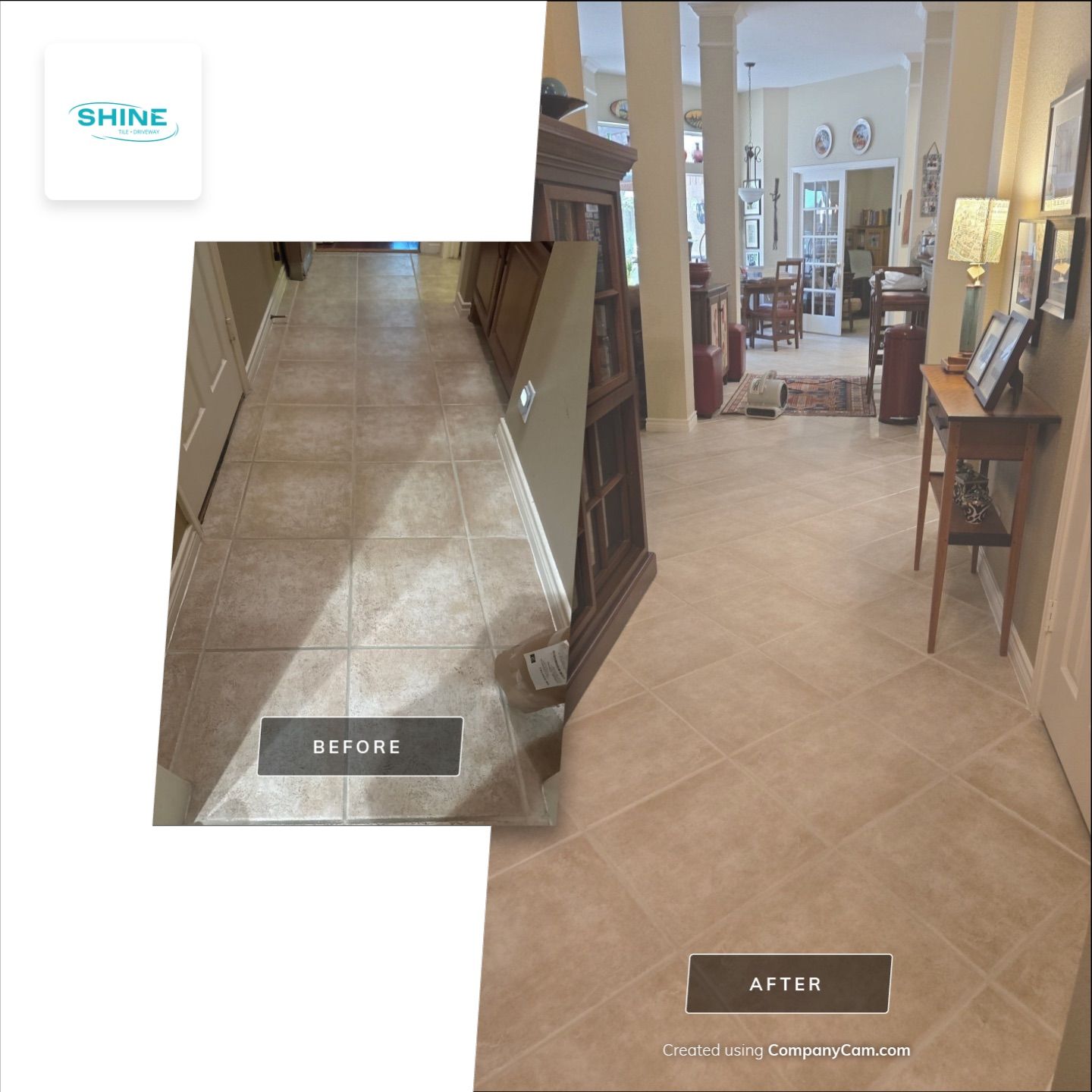Project in Fair Oaks Ranch, Texas by SHINE Tile and Grout Cleaning