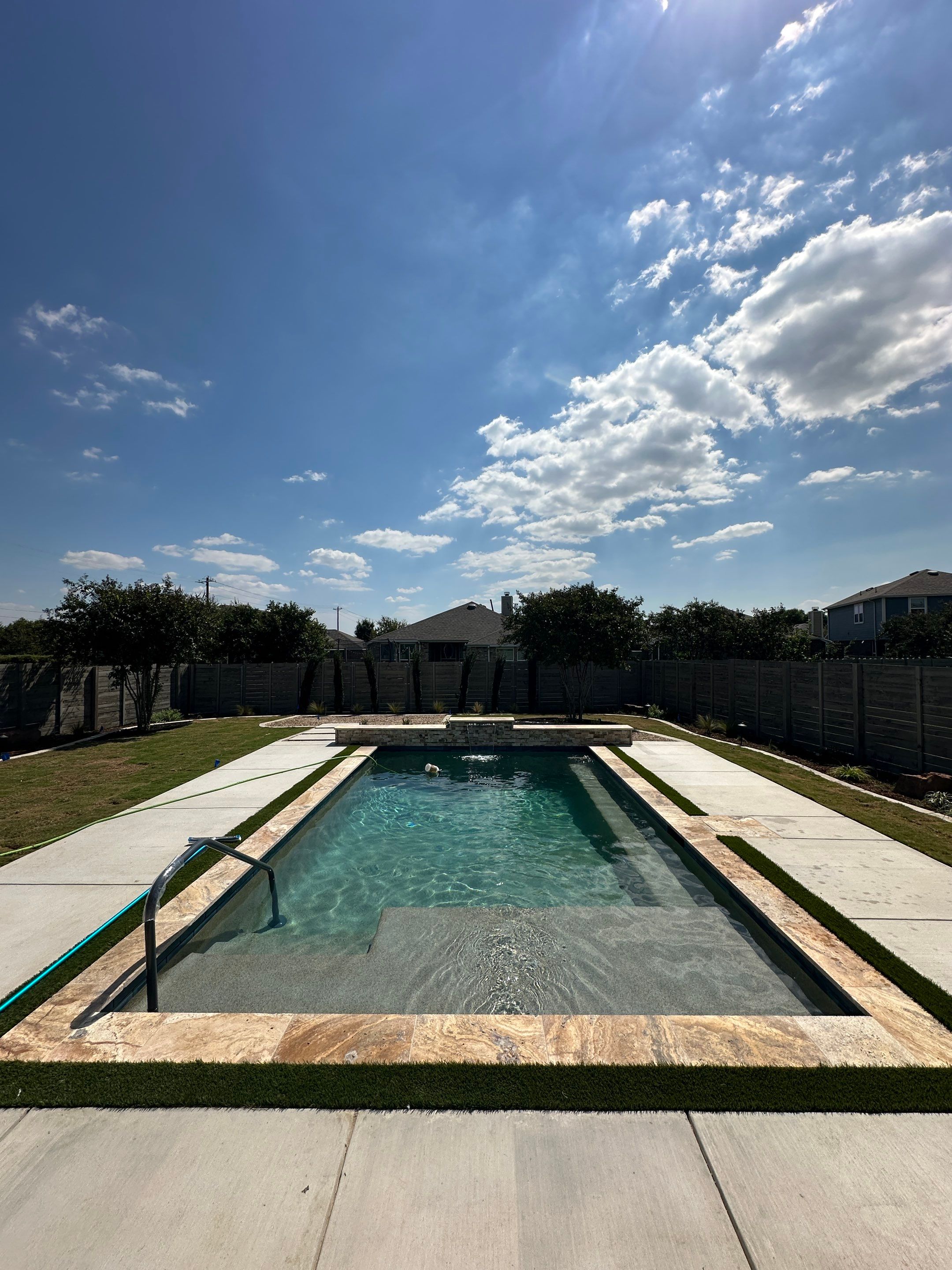 Small Pool with Landscaping by Pinnacle Pools and Spas - DFW