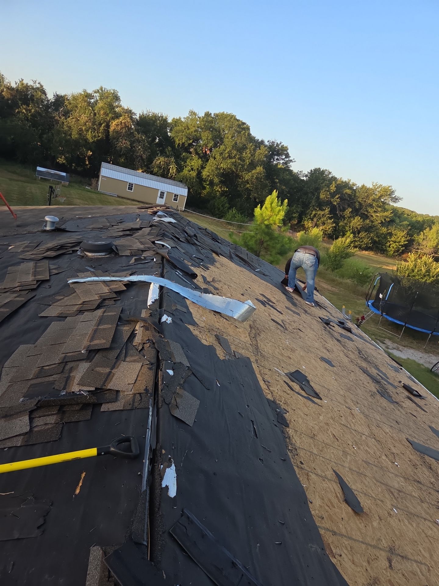 Project in Weatherford by Lonestar Roofing and Restoration LLC.