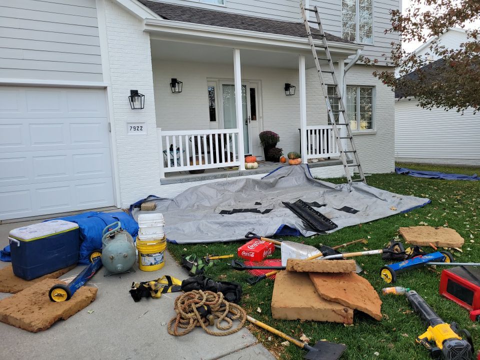 Hail Damaged Re-Roof by White Castle Roofing