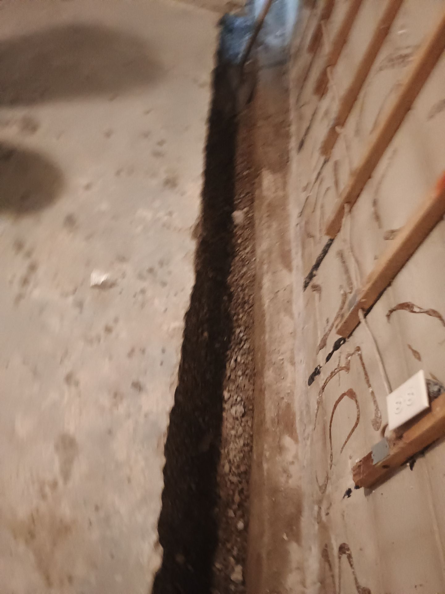 Drain tile for Kael in New Brighton by Waterproofing Northeast