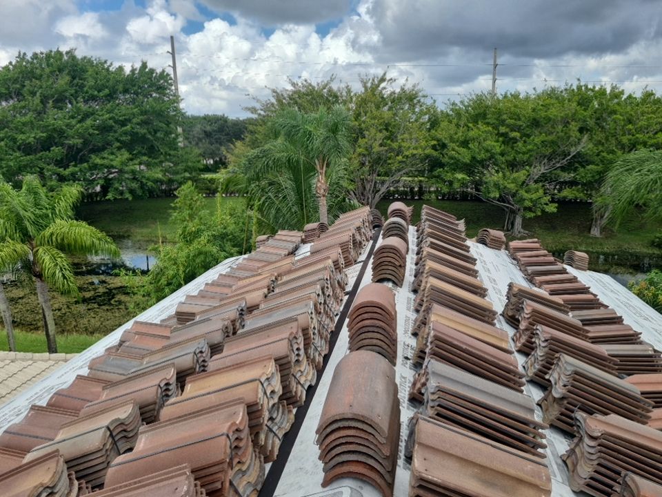 Residential Roofing Installation using Eagle Roofing Tile by BLUES BROTHERS ROOFING