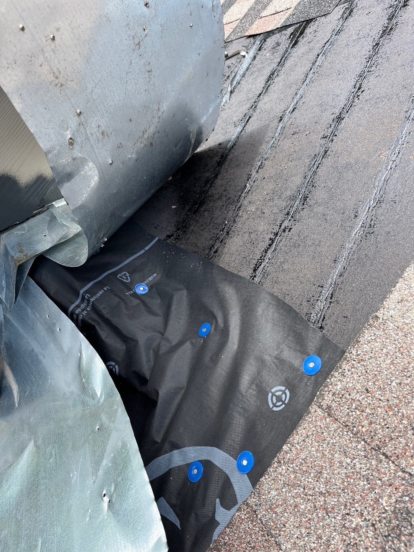Leak Repair (around chimney) by Berry Good Roofing 