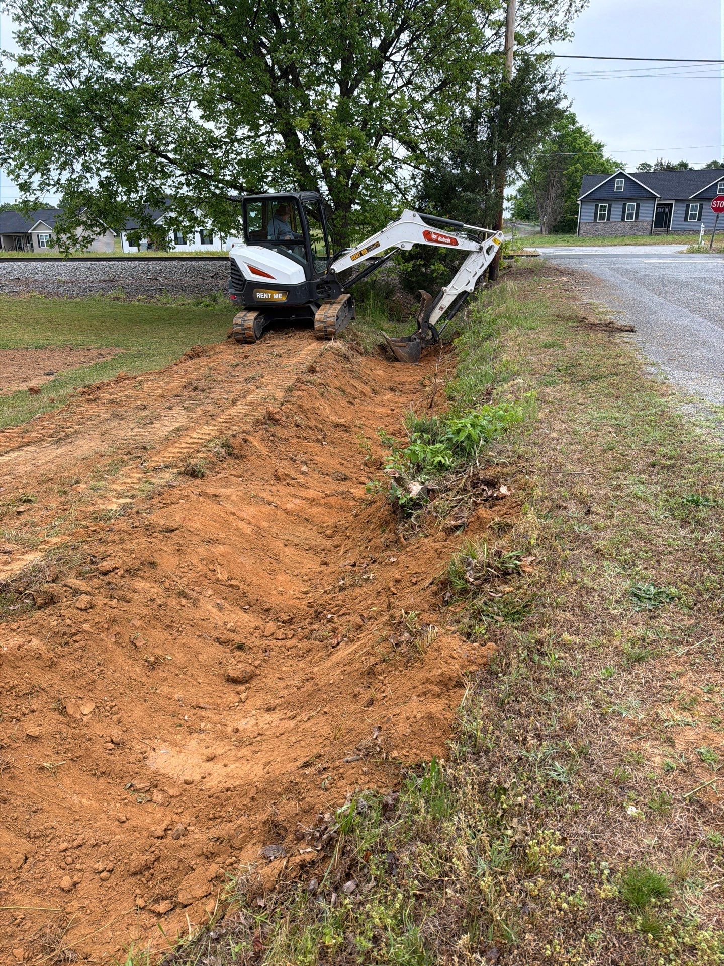 Drainage and Culvert Headwall Installation in Thomasville by Four Oaks Grading and Septic, LLC