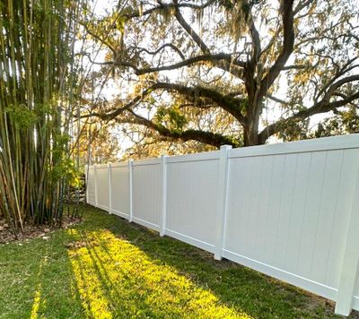 Vinyl Fence Installation using Vinyl Privacy Fence 