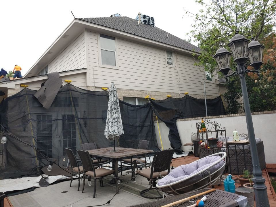 Austin Residential Roof Replacement Featuring IKO Glacier Architectural Shingles by Caliber Restoration LLC