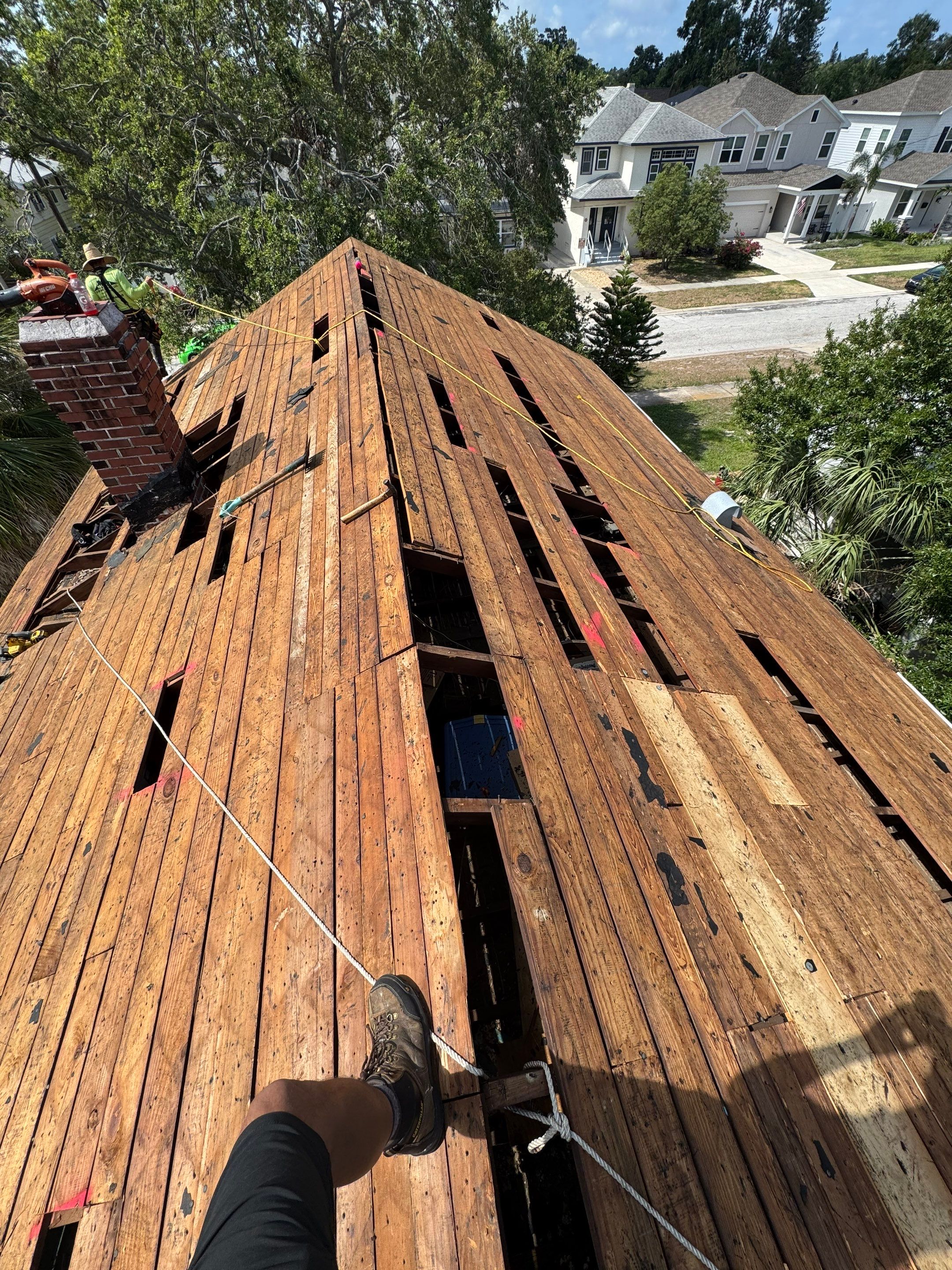 Project in St. Petersburg by Mitchell Roofing Company LLC