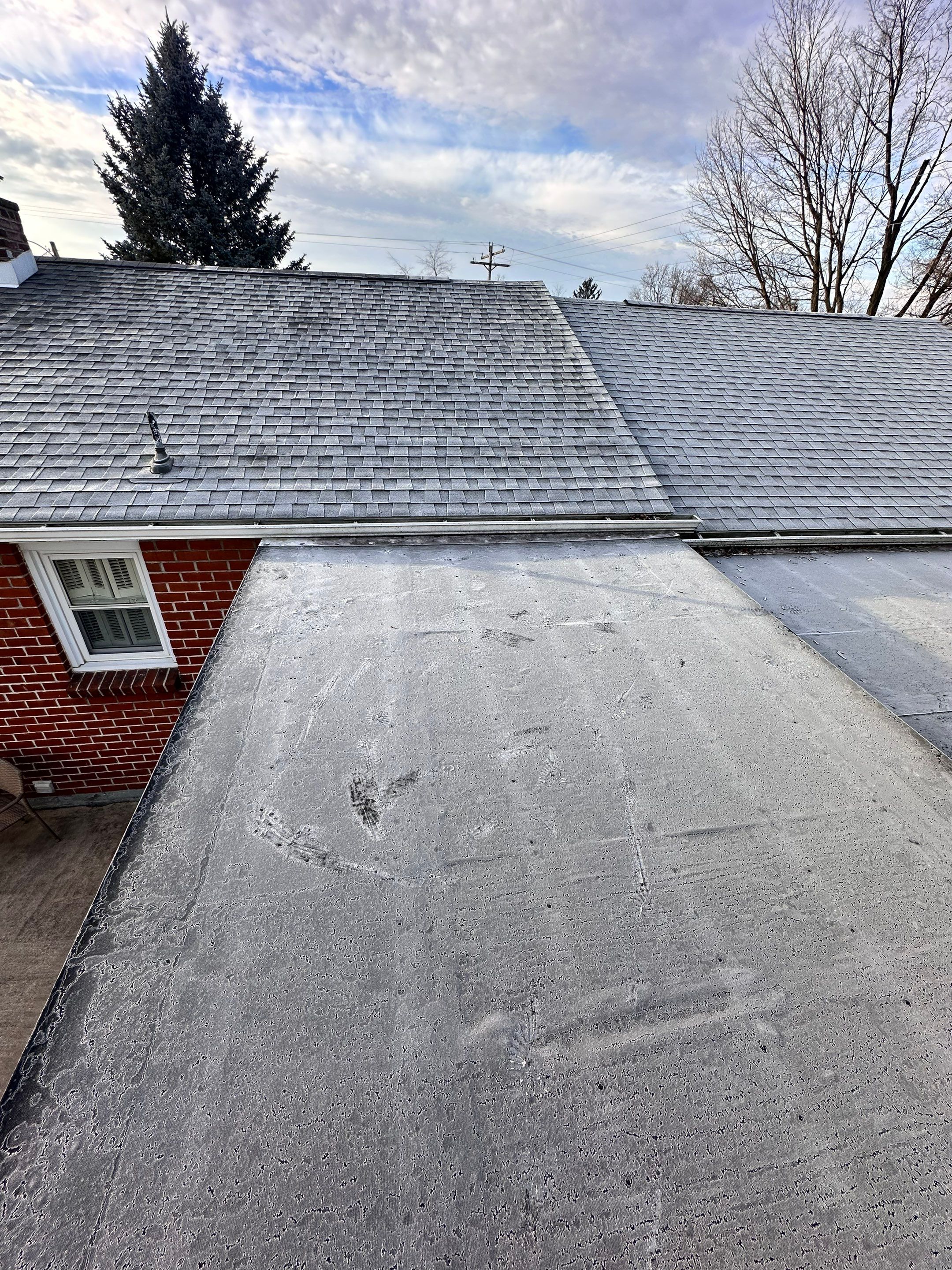 Epdm rubber roof using Versico .060 by Teflon Roofing