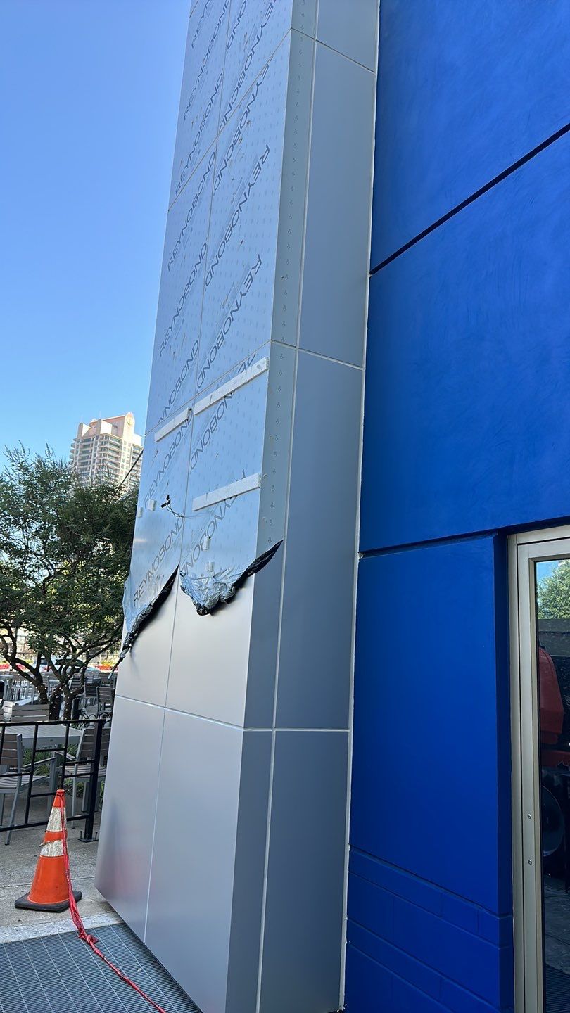 Exterior Installation using ACM Composite Panels by Infinity Metal Systems