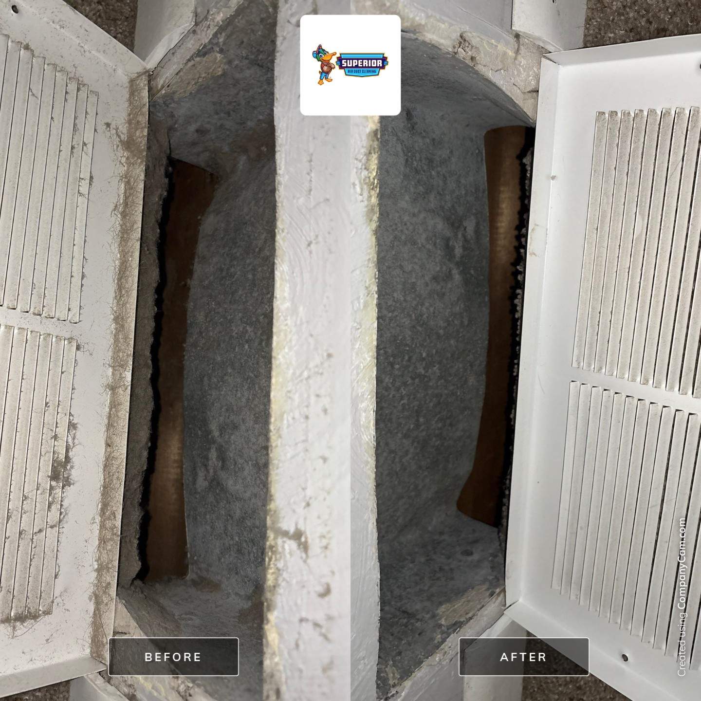 Air Duct Cleaning With a Vacuum Truck in Berlin Center, OH by Superior Air Duct Cleaning