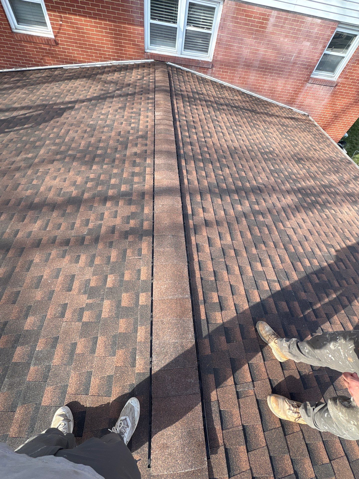 Residential Roofing Installation using GAF TImberline HDZ Hickory by Rainstoppers Roofing