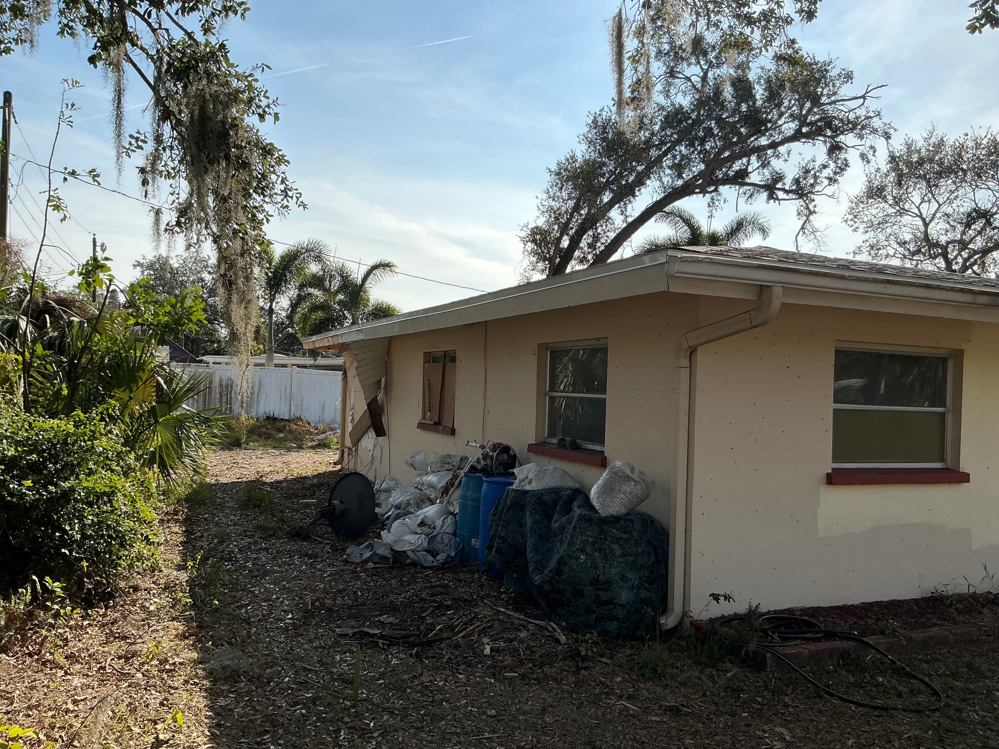 White Soffit and Fascia Upgrade in Sarasota FL by Gutter Professors
